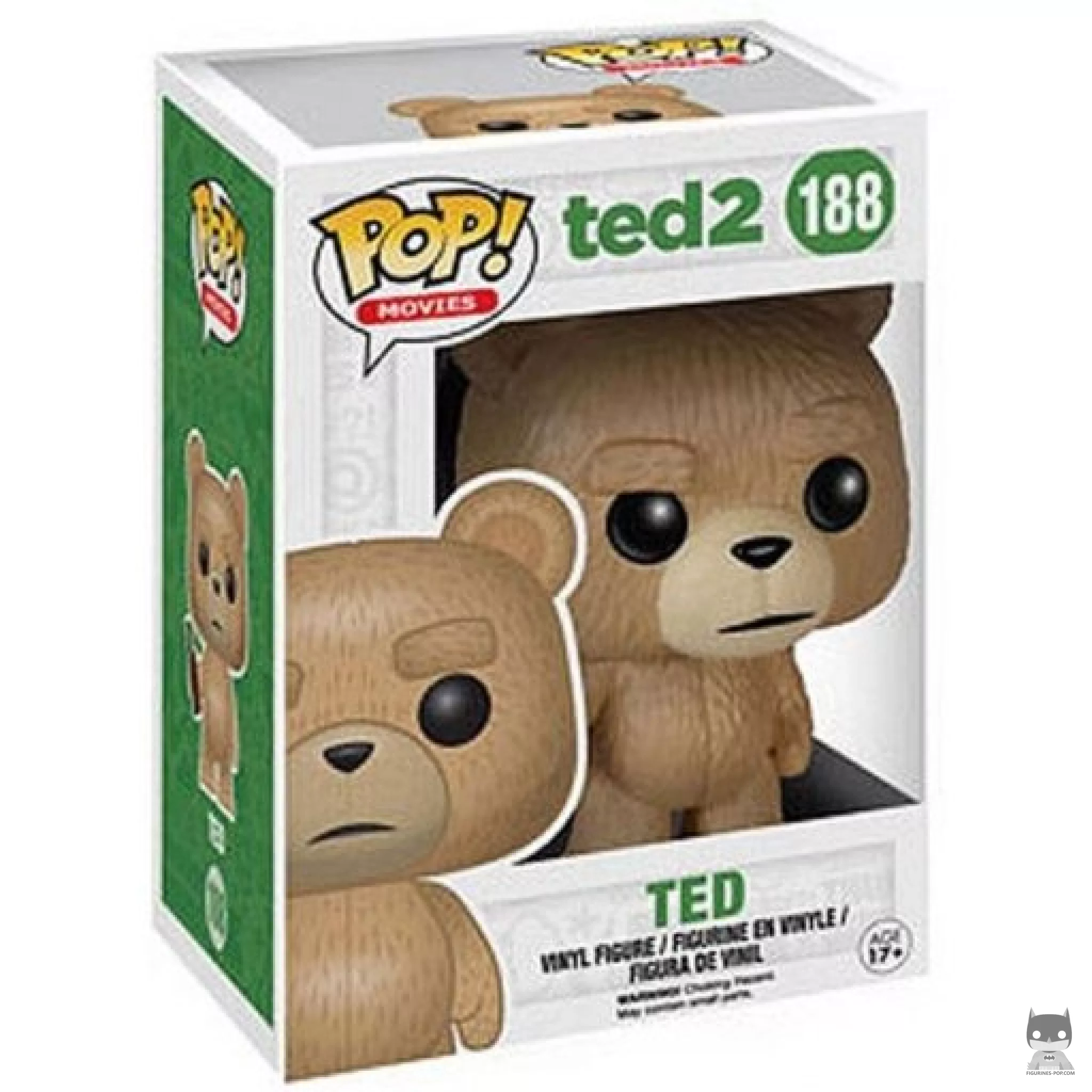 Figura Funko Pop! Ted con botella de cerveza en su caja