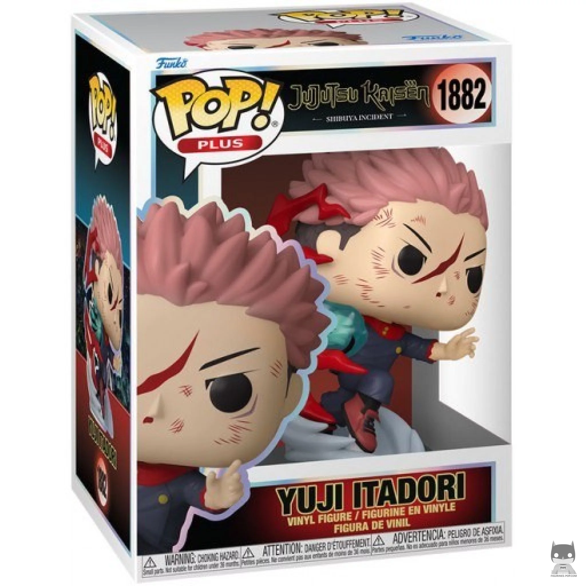 Figura Funko Pop! Yuji Itadori (Puño divergente) en su caja