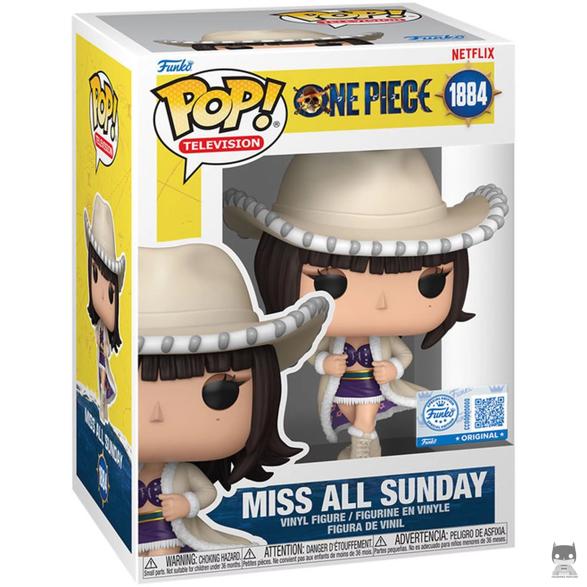 Figura Funko Pop! Miss All Sunday en su caja