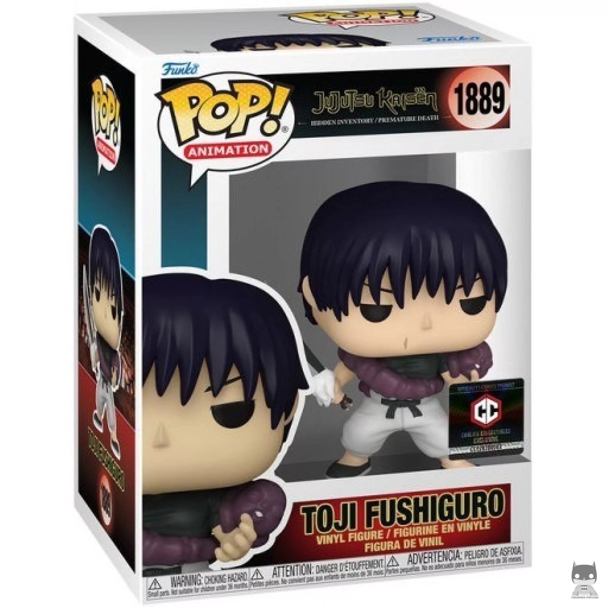 Figura Funko Pop! Toji Fushiguro en su caja
