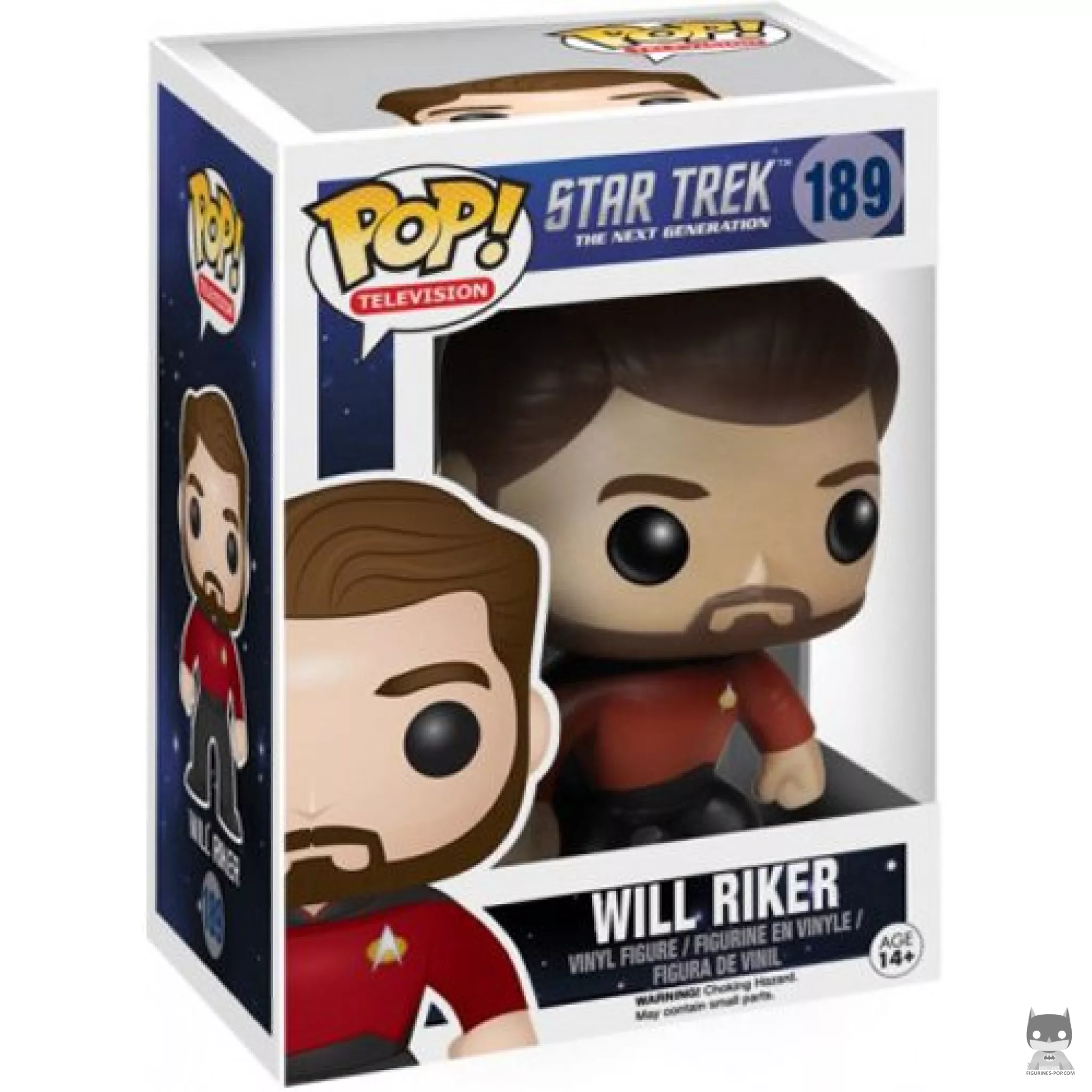 Figura Funko Pop! Will Riker en su caja