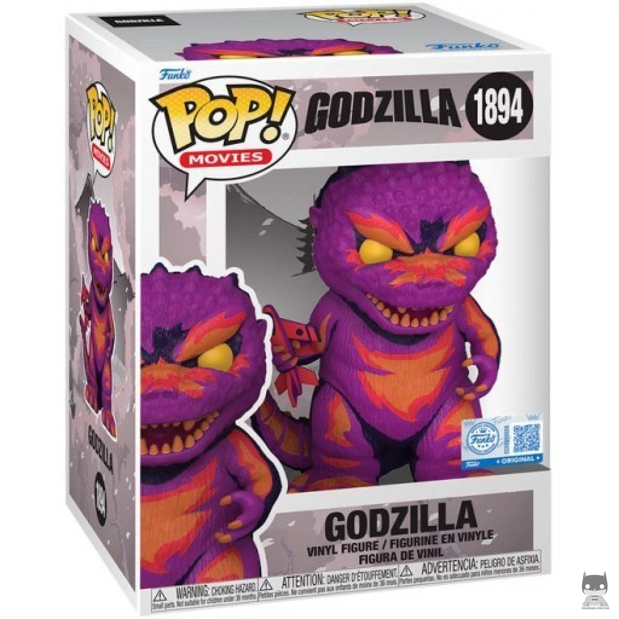 Figura Funko Pop! Godzilla en su caja