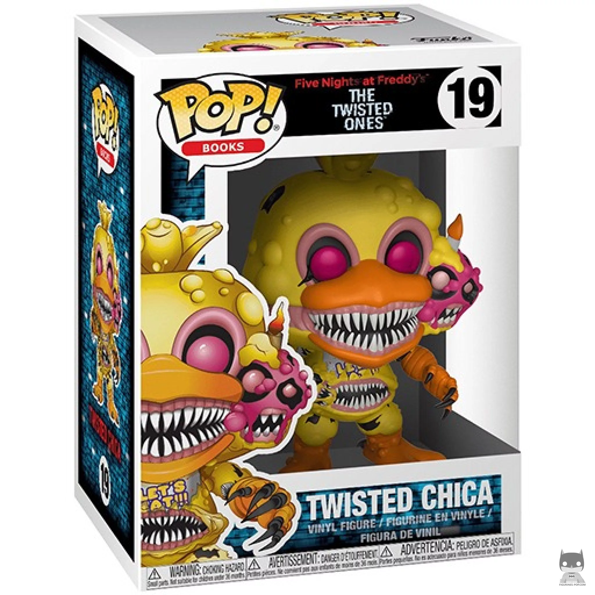 Figura Funko Pop! Chica the Chicken (Twisted) en su caja
