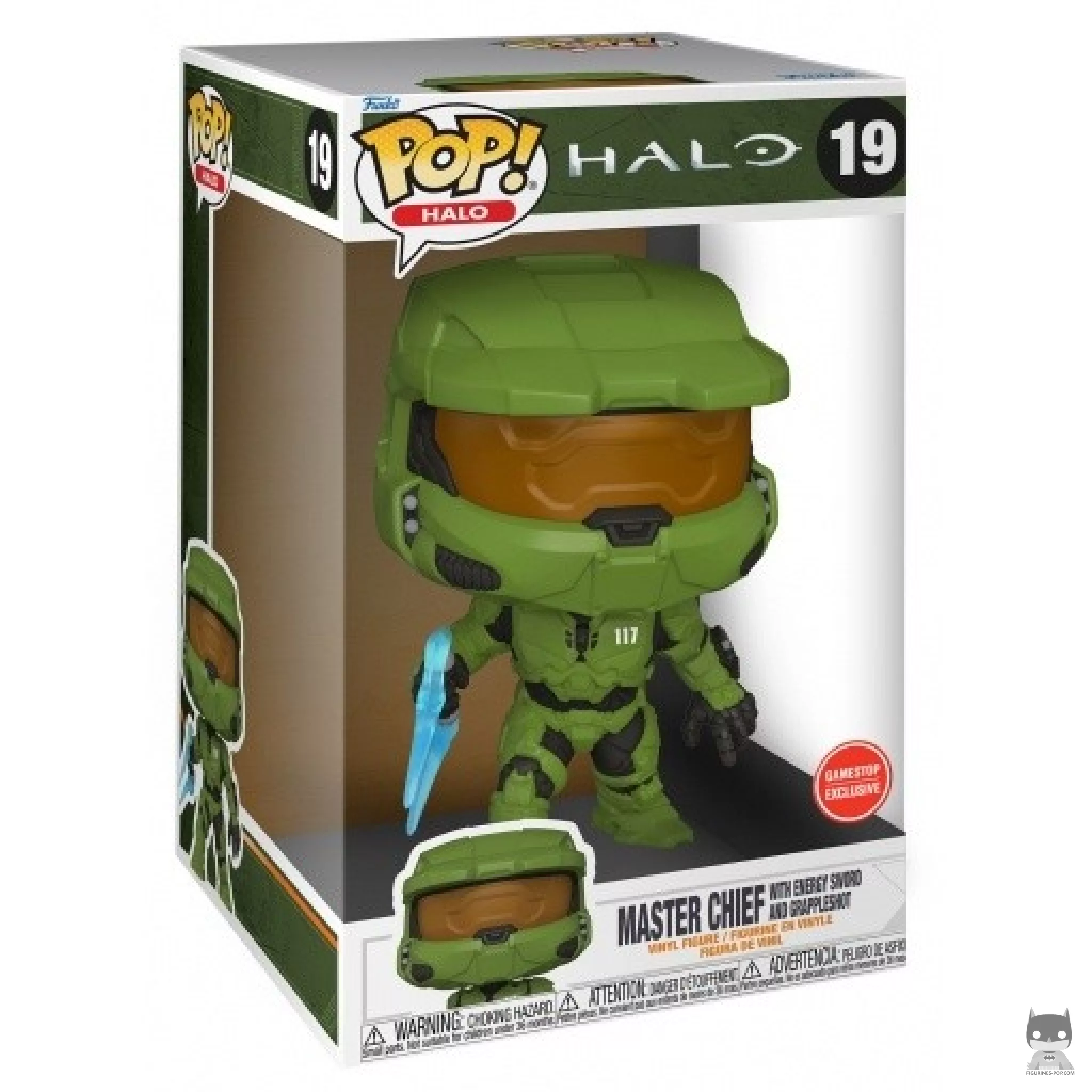 Figura Funko Pop! Jefe Maestro (Supersized) en su caja