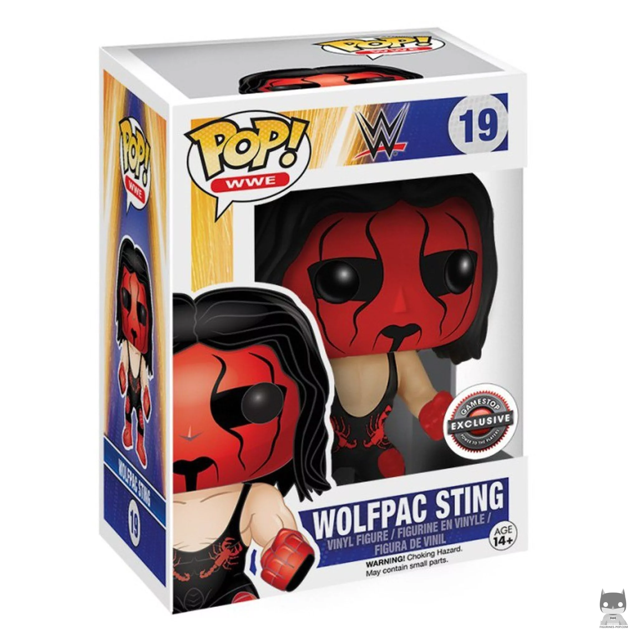 Figura Funko Pop! Sting en su caja