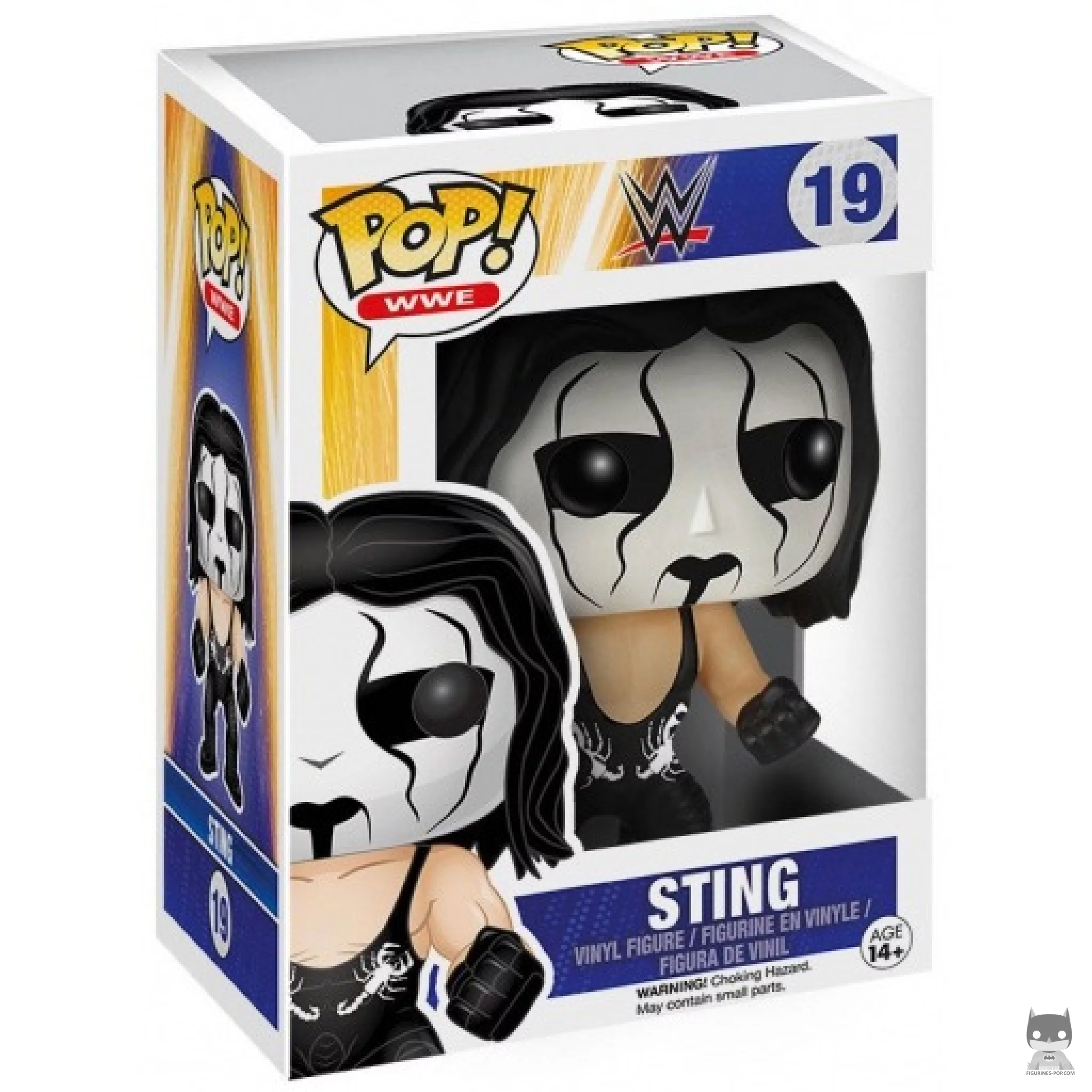 Figura Funko Pop! Sting en su caja