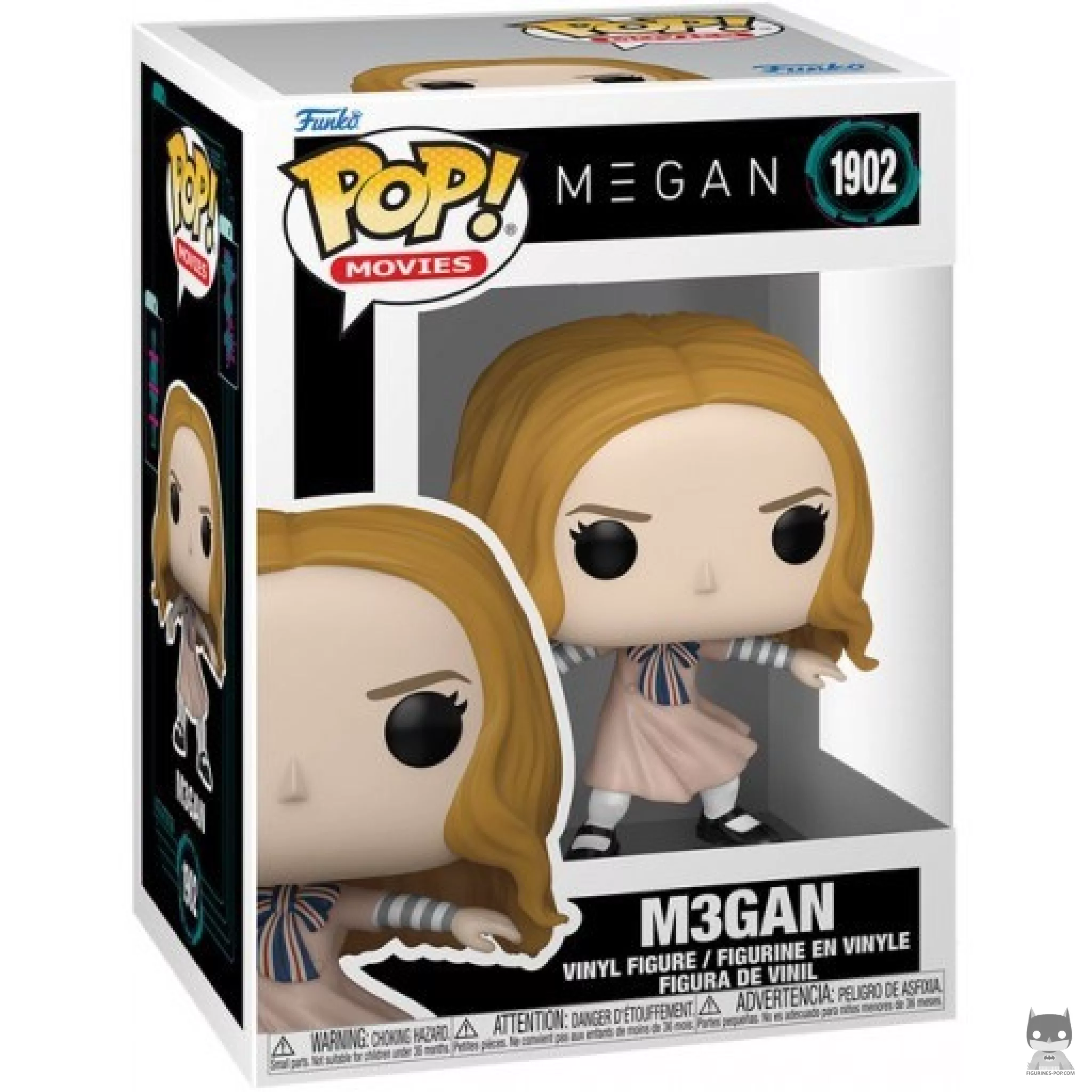Figura Funko Pop! M3Gan en su caja