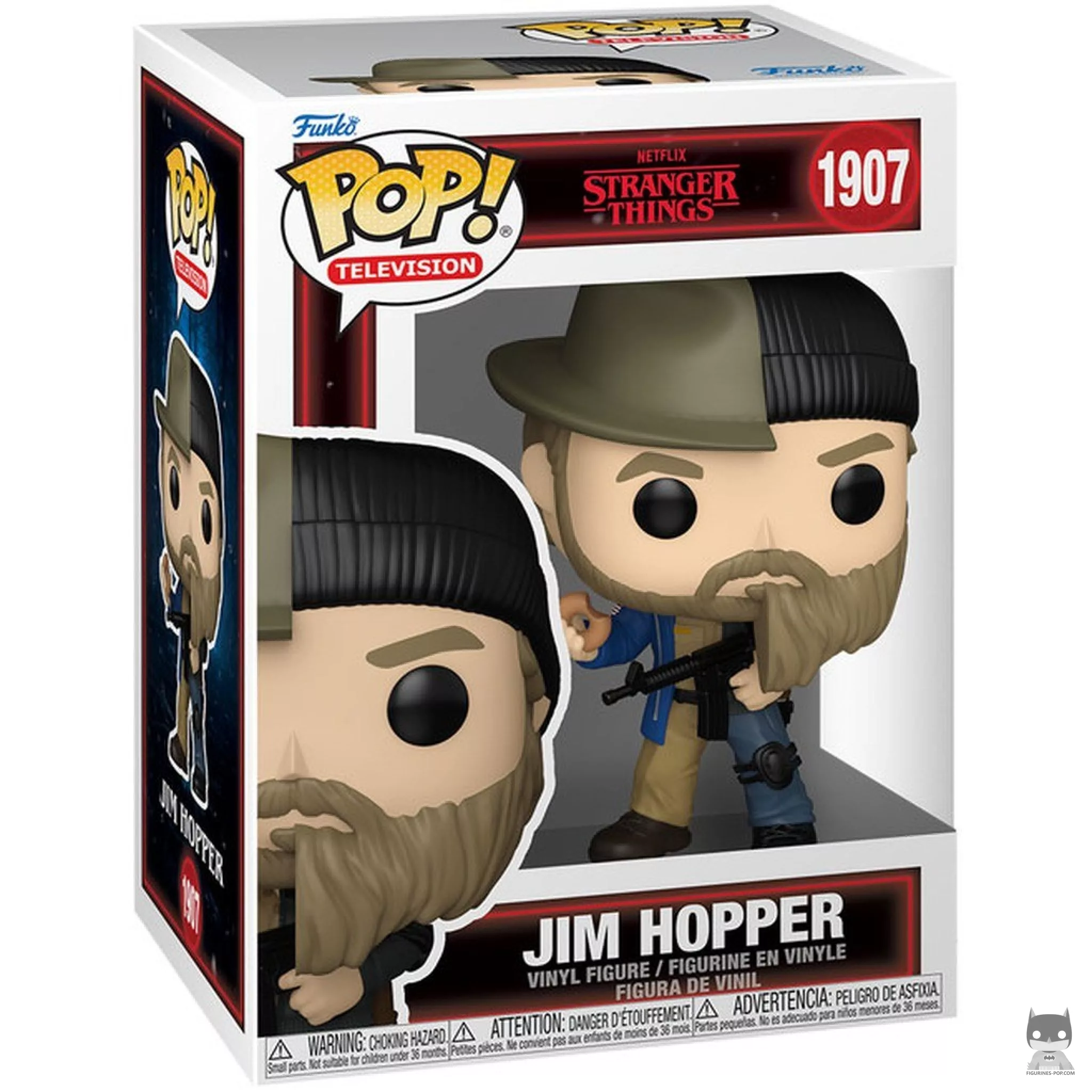 Figura Funko Pop! Jim Hopper (Split) en su caja