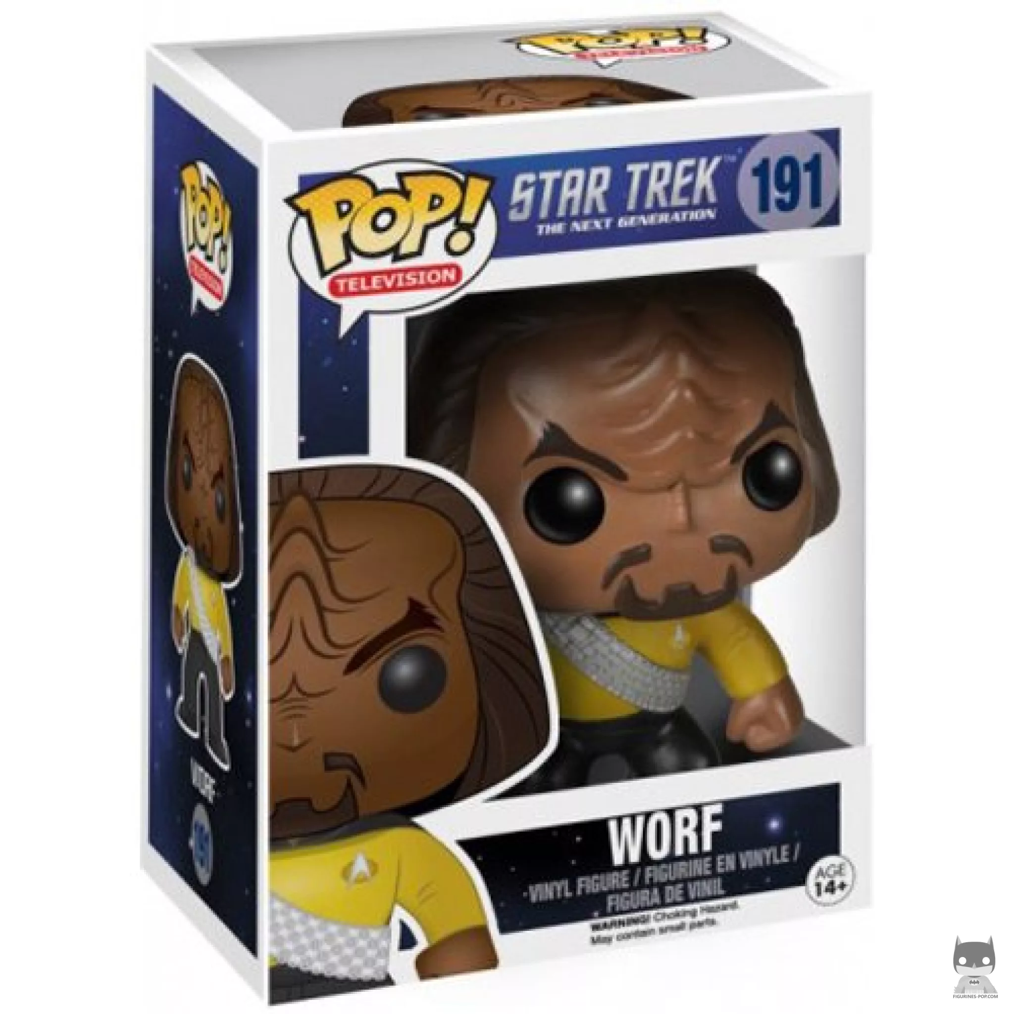 Figura Funko Pop! Worf en su caja