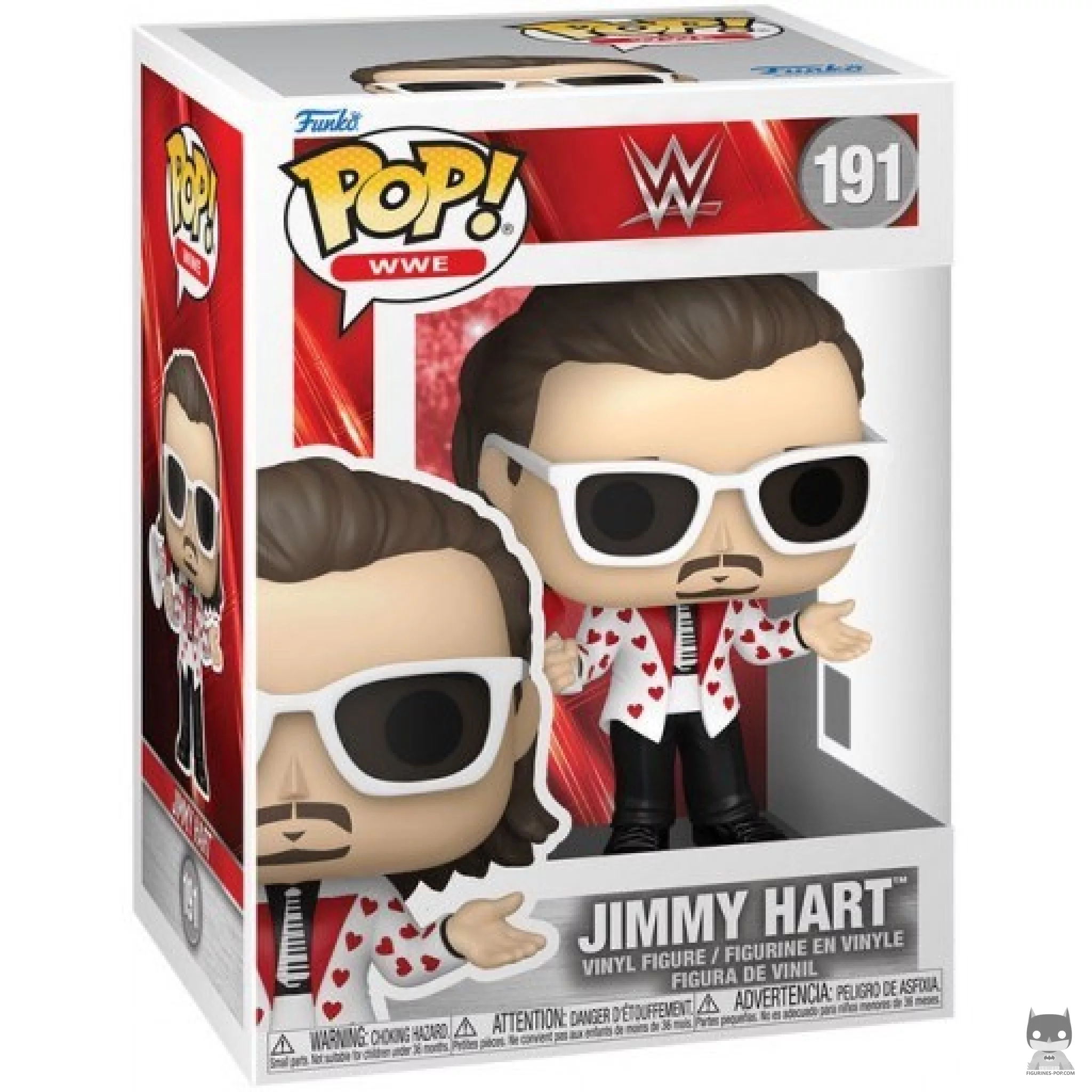 Figura Funko Pop! Jimmy Hart en su caja