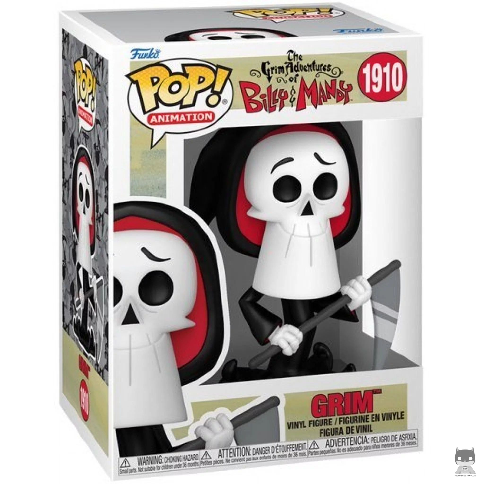 Figura Funko Pop! Grim en su caja