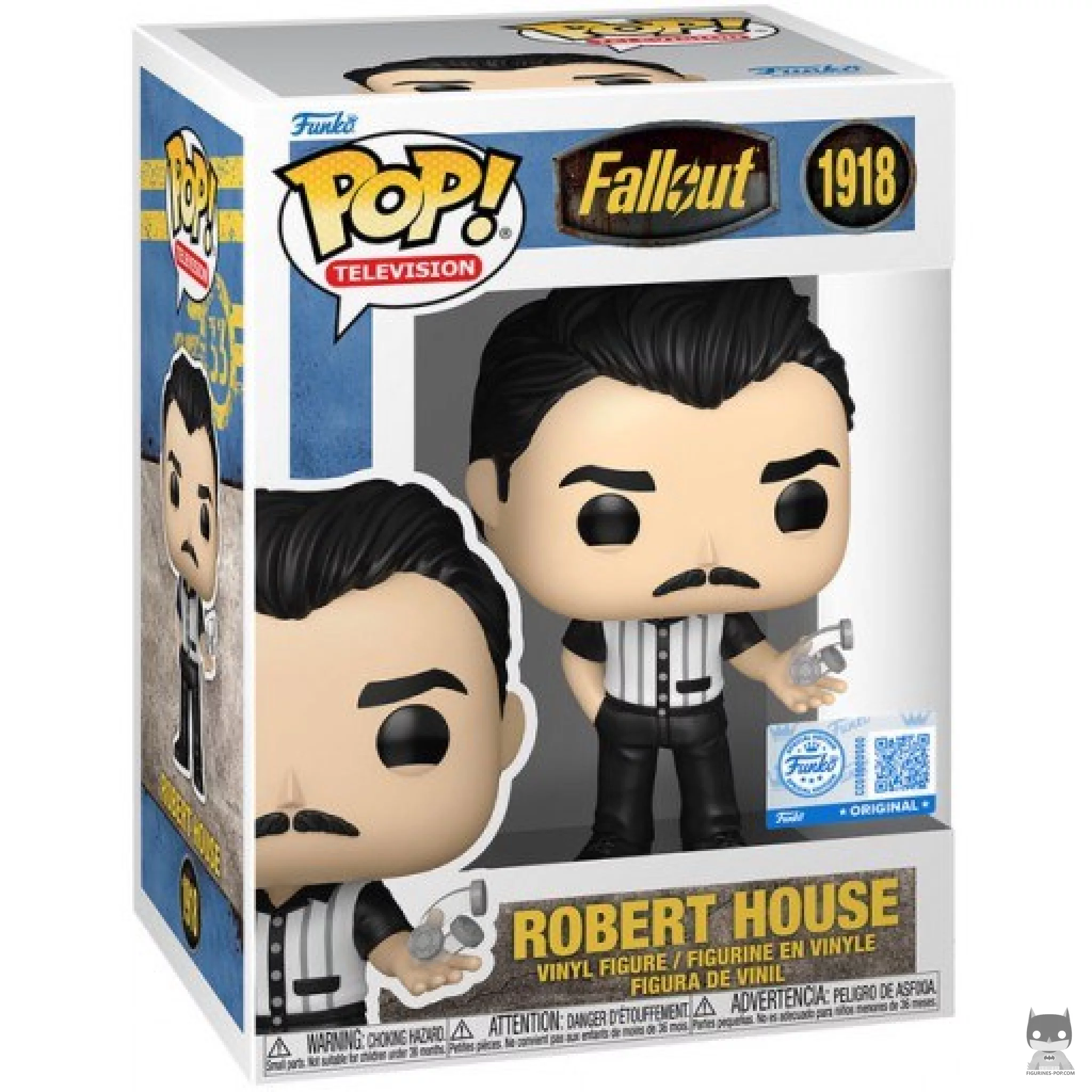 Figura Funko Pop! Robert House en su caja