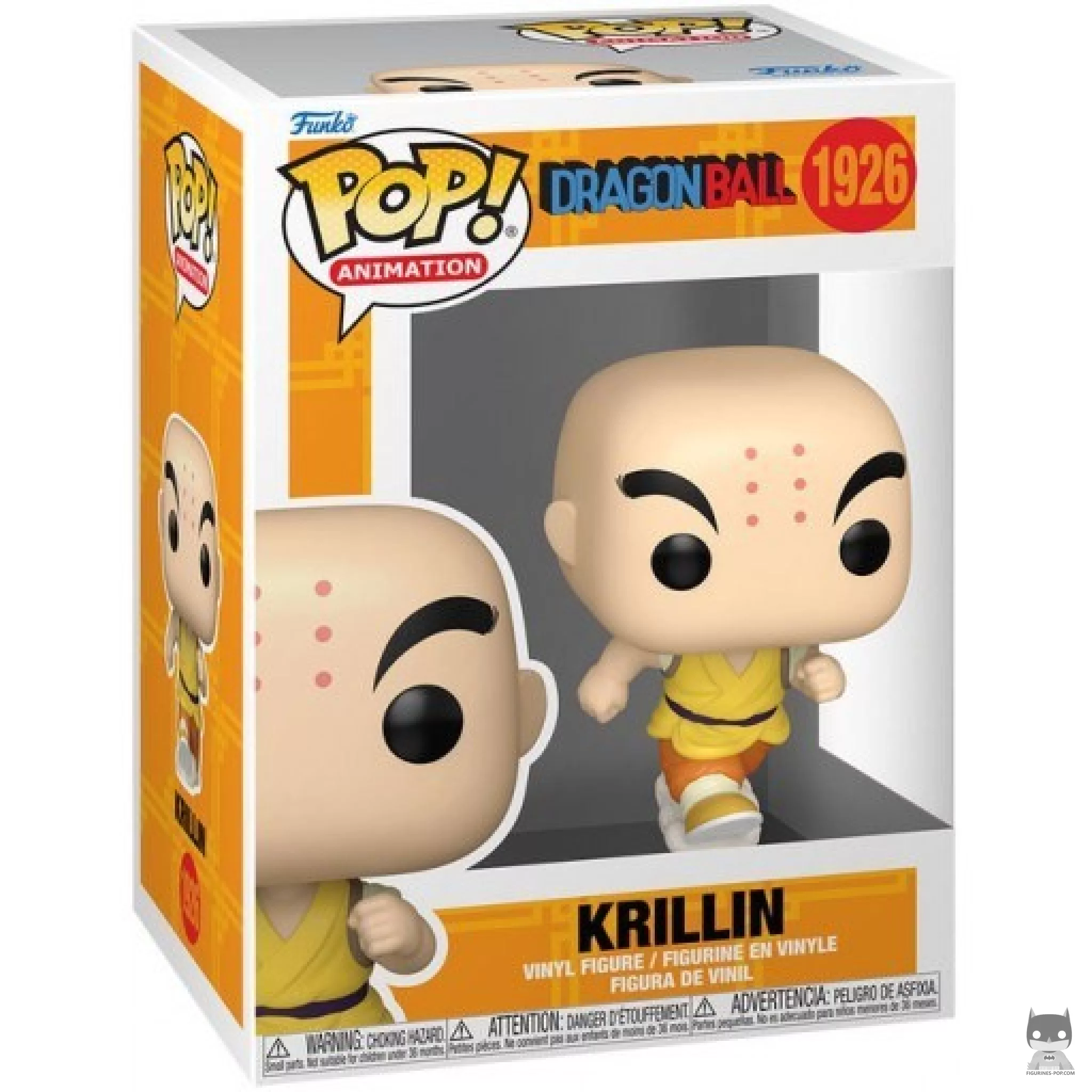 Figura Funko Pop! Krilin en su caja