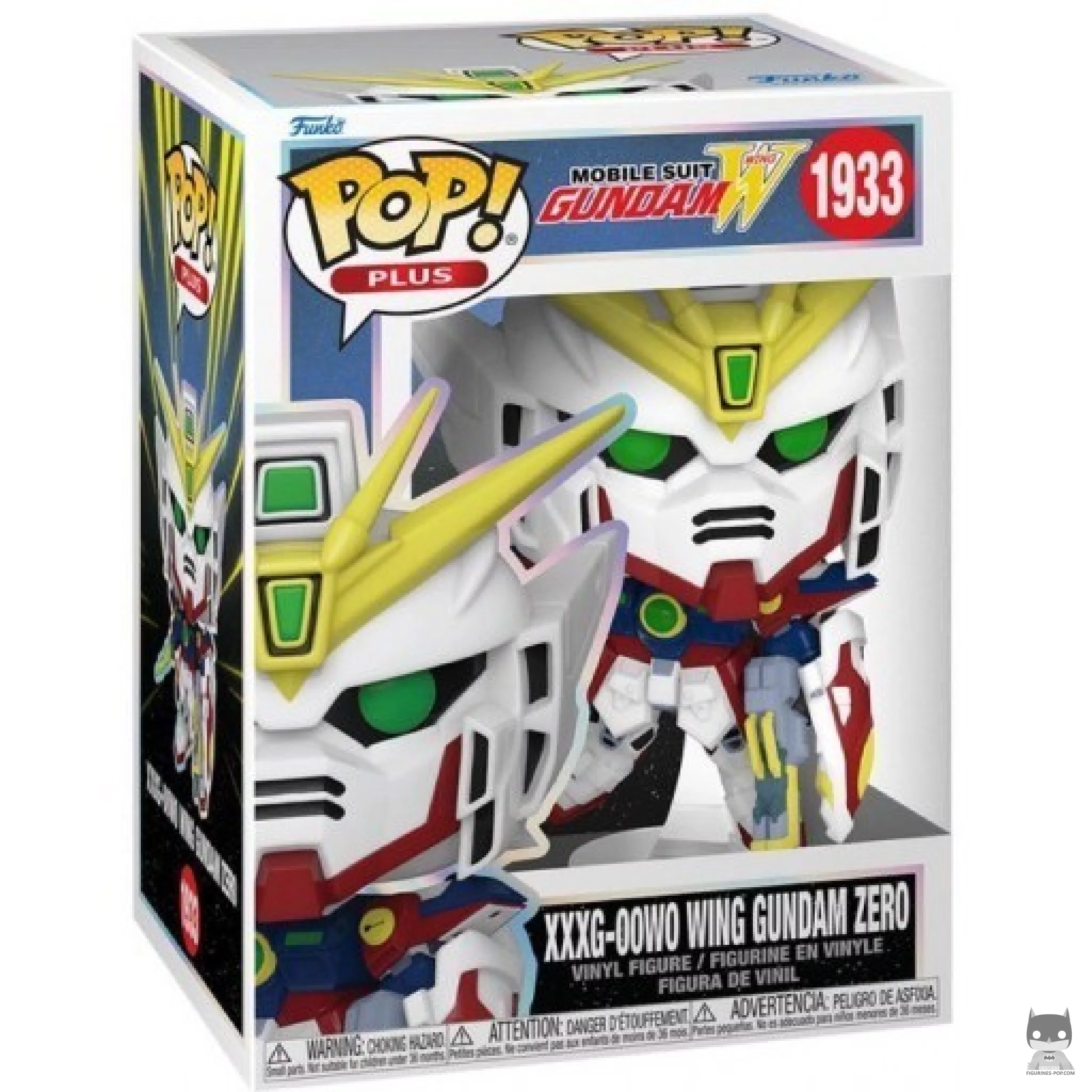 Figura Funko Pop! XXXG-00W0 Wing Gundam Zero en su caja