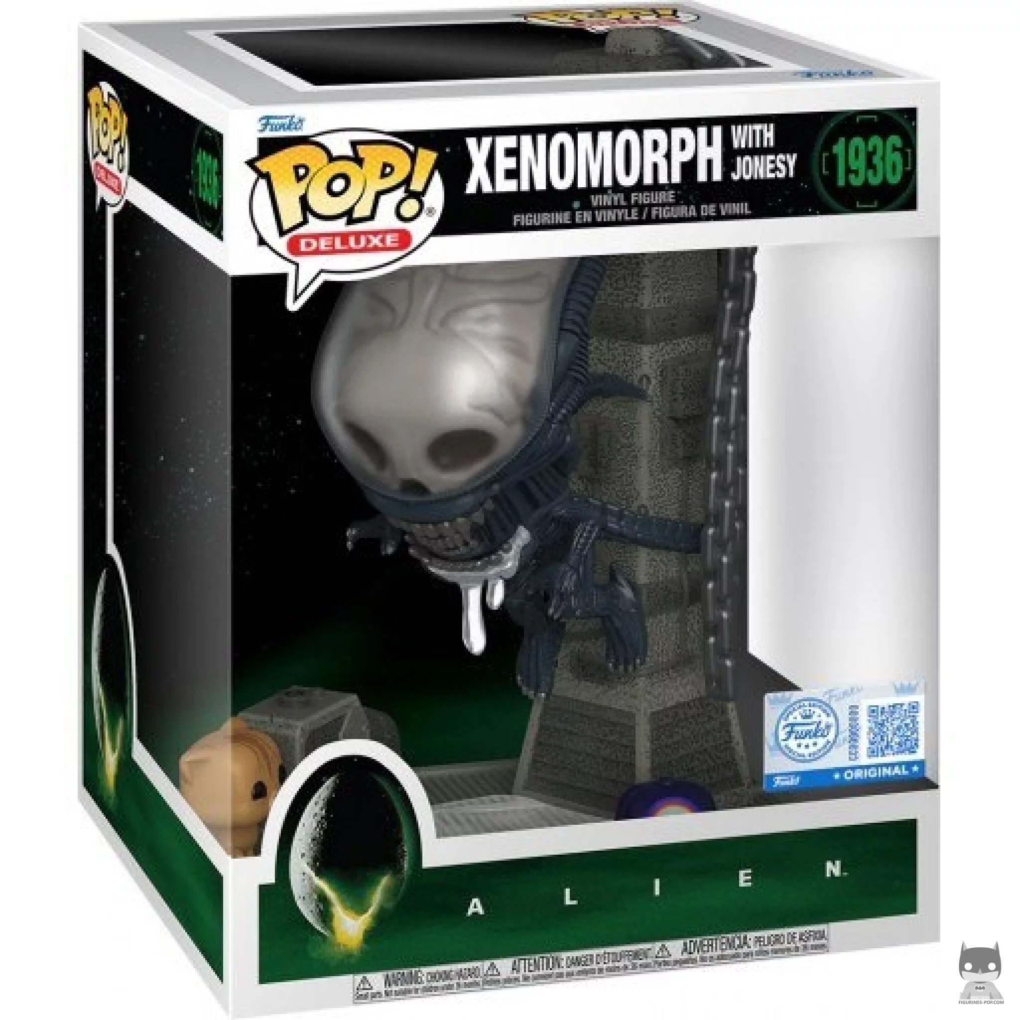 Figura Funko Pop! Xenomorfo con Jonesy en su caja