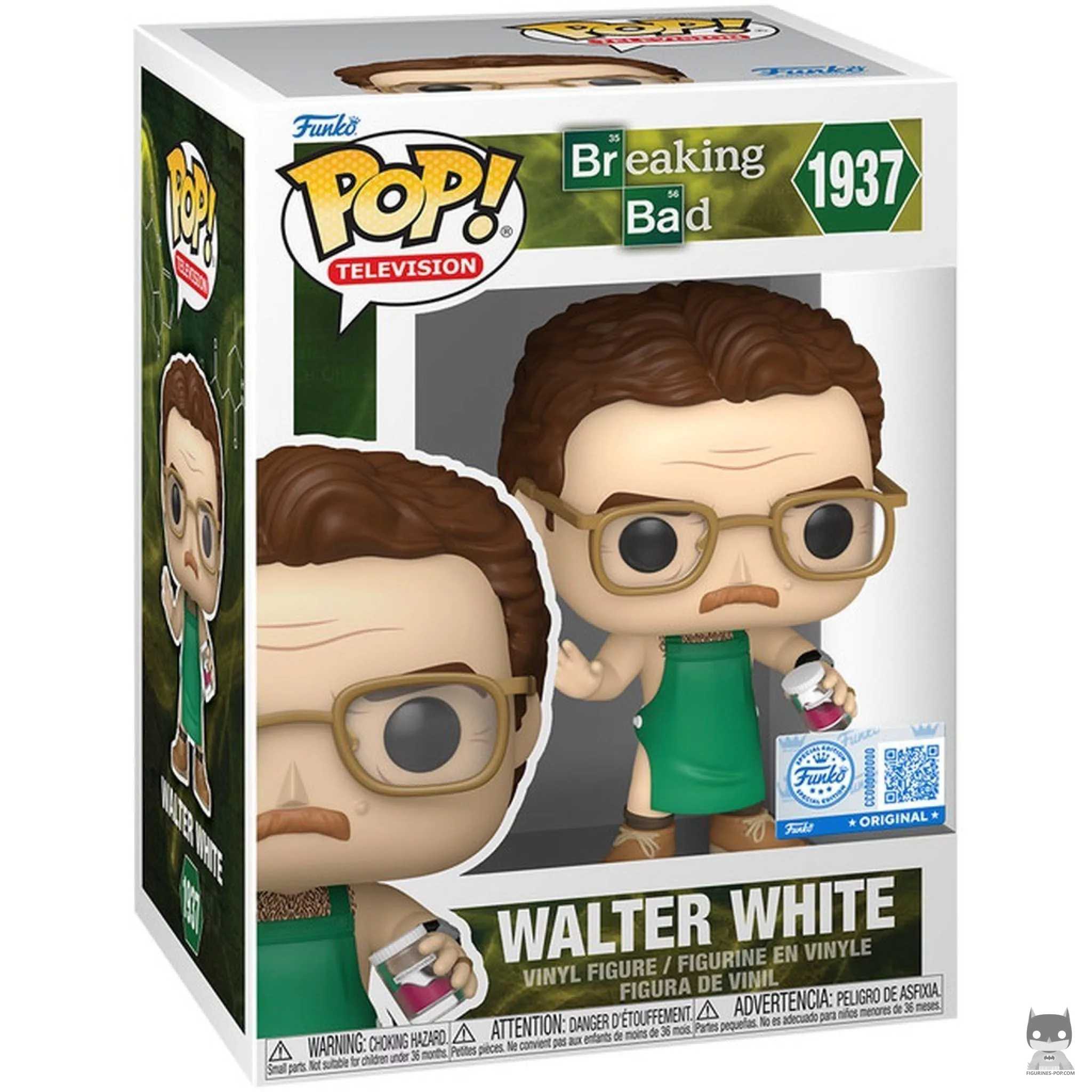 Figura Funko Pop! Walter White con delantal verde en su caja