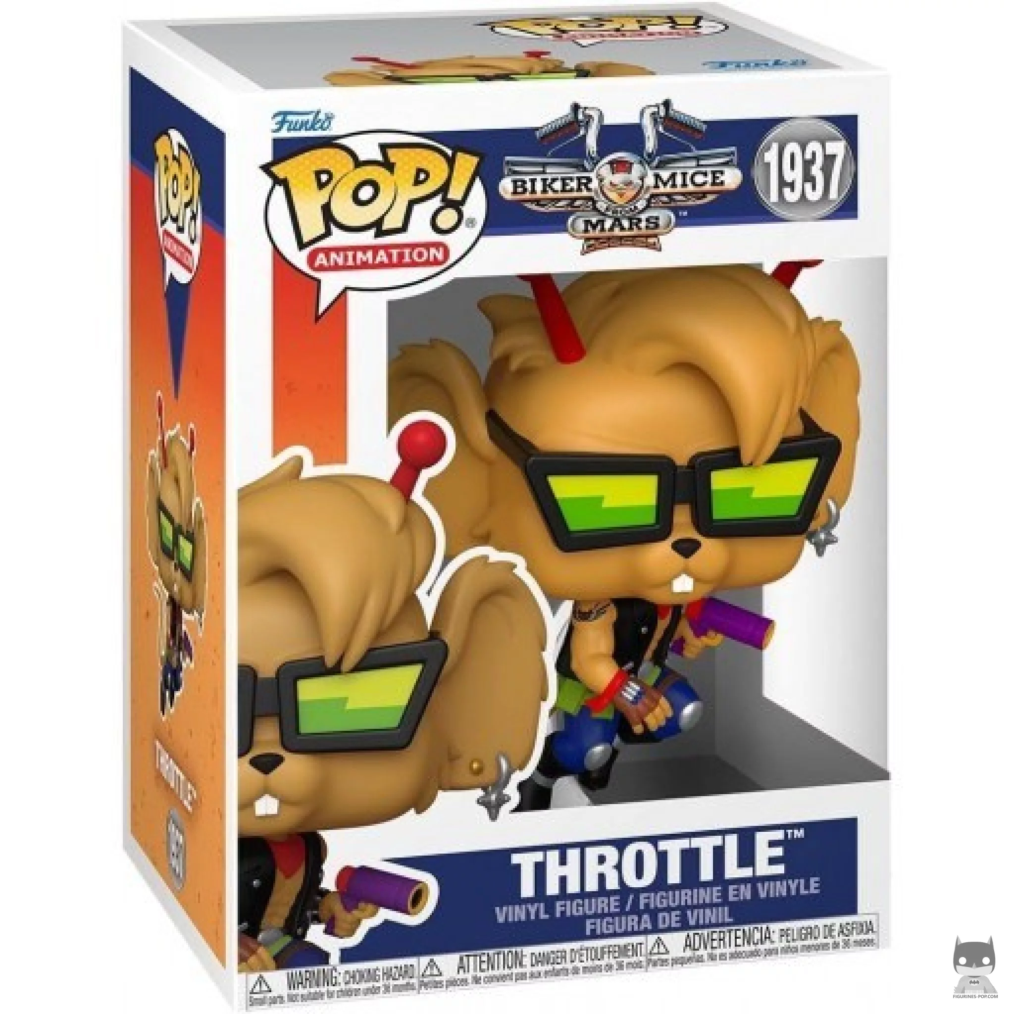 Figura Funko Pop! Throttle en su caja