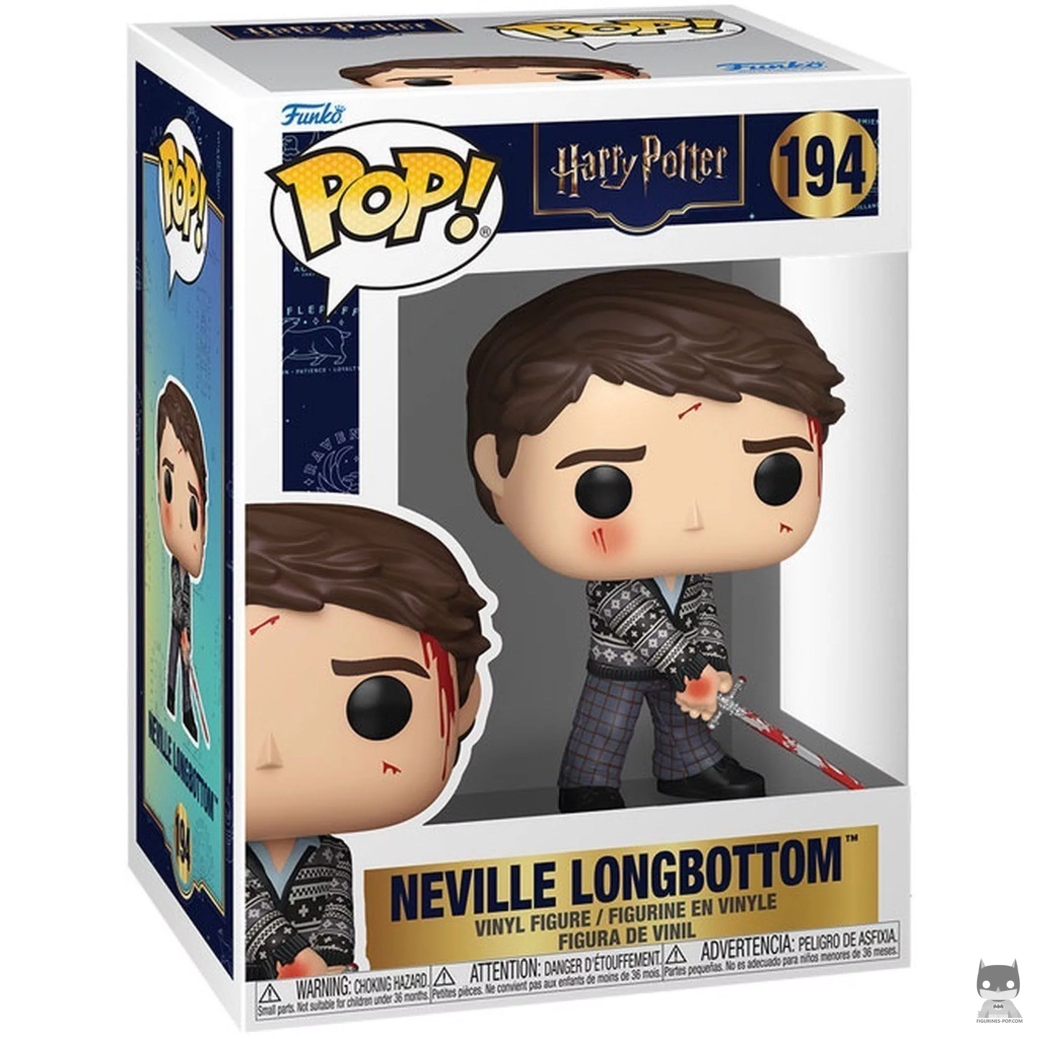 Figura Funko Pop! Neville Longbottom (con la espada de Gryffindor) en su caja
