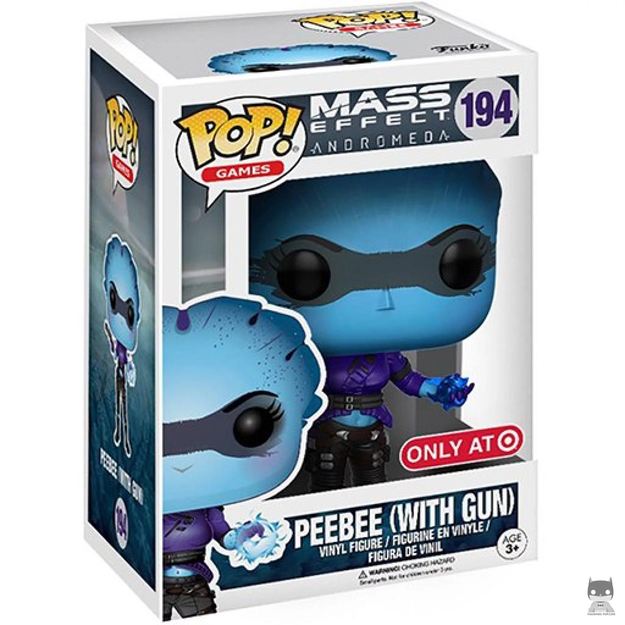 Figura Funko Pop! PeeBee con pistola en su caja