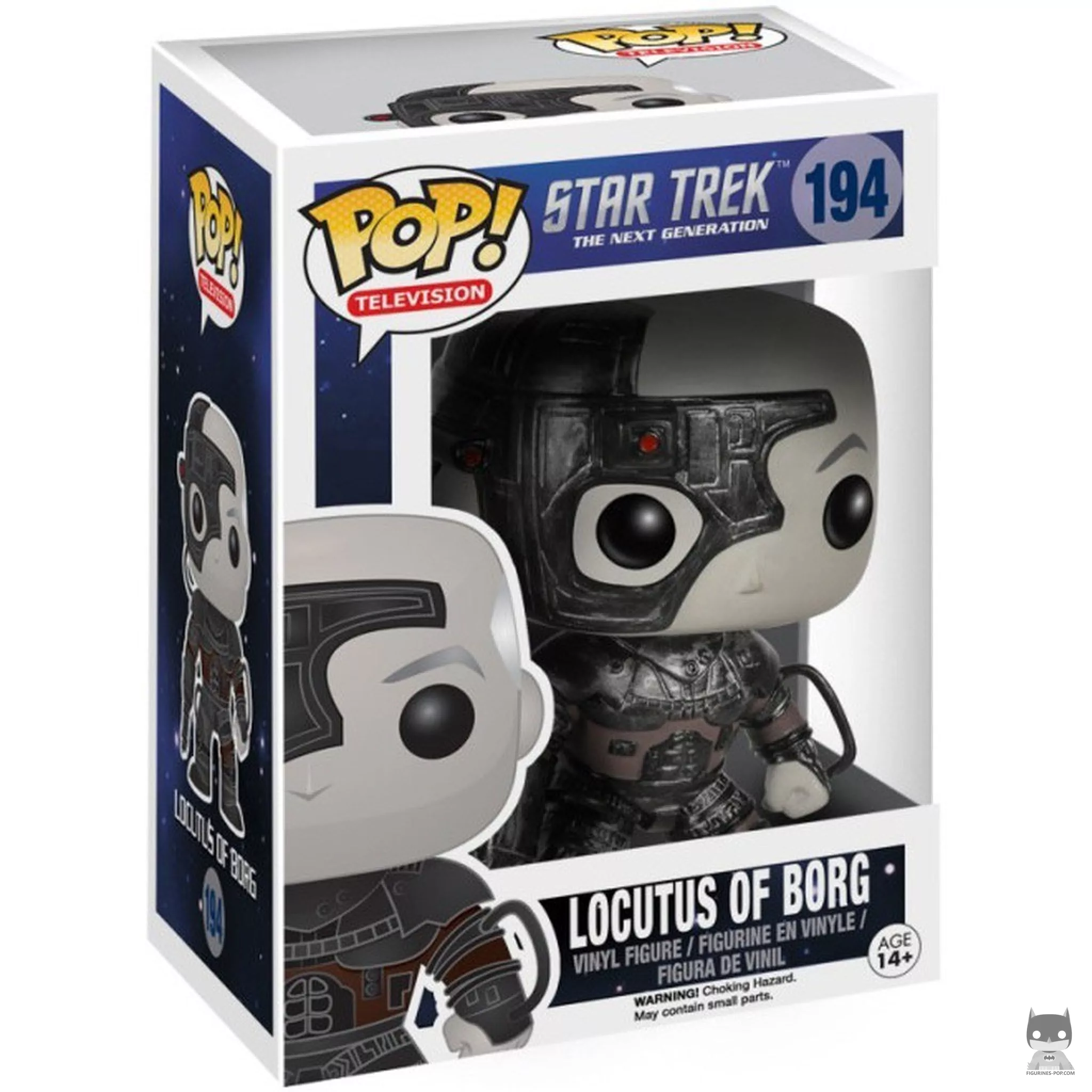 Figura Funko Pop! Locutus of Borg en su caja