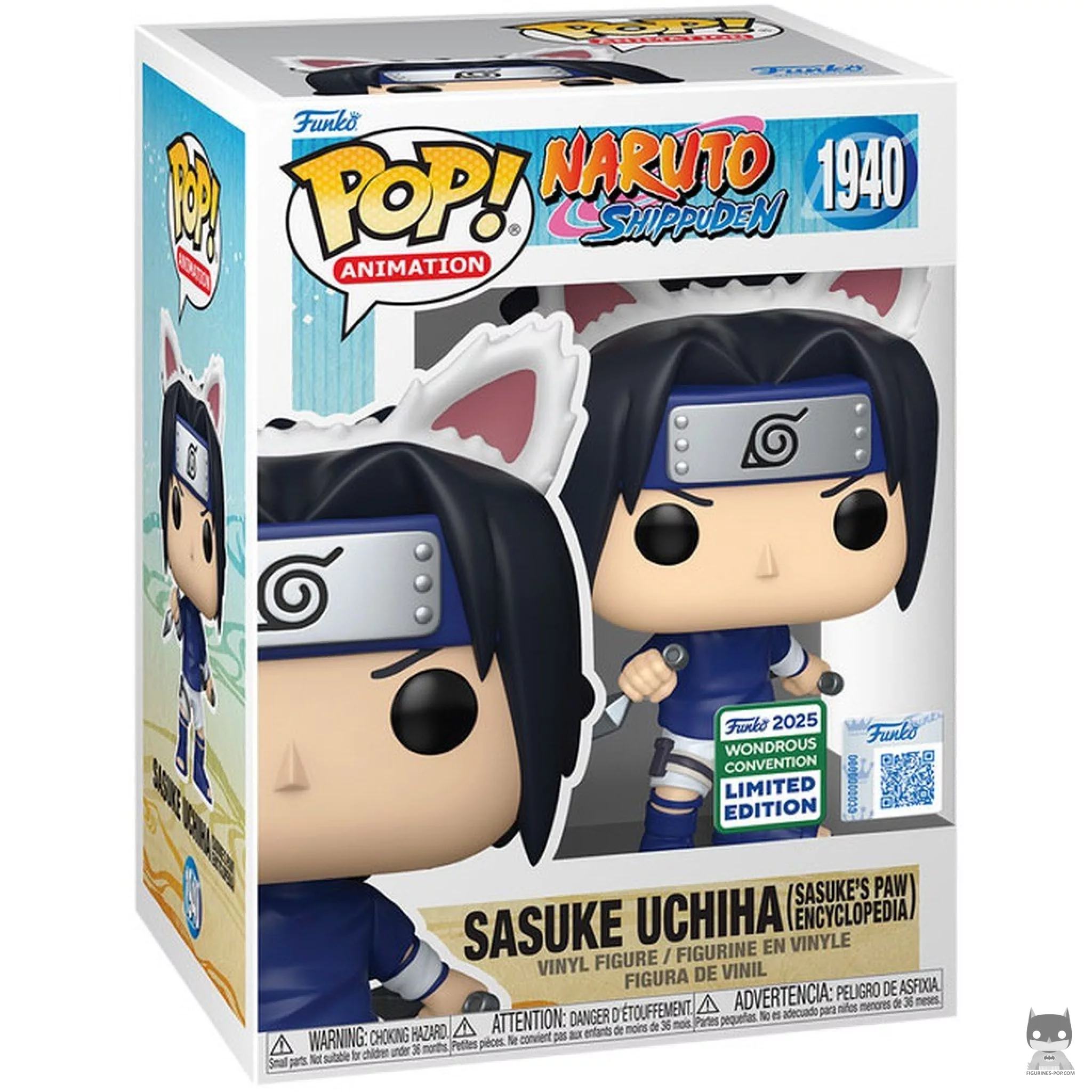 Figura Funko Pop! Sasuke Uchiha en su caja