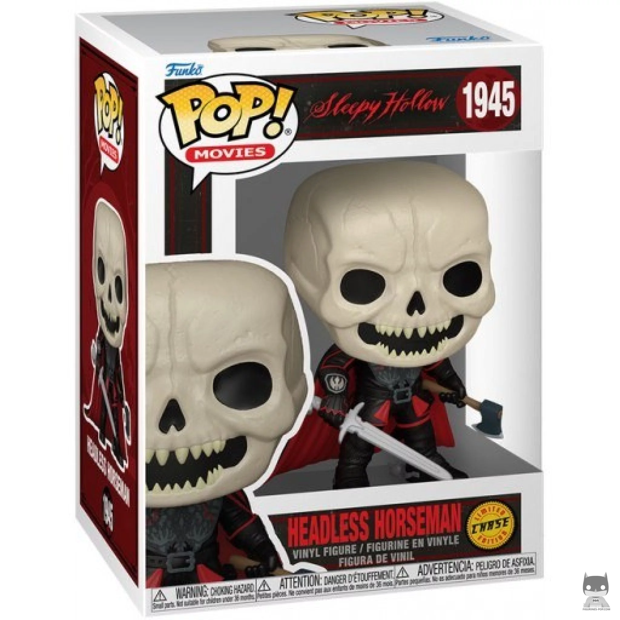 Figura Funko Pop! Jinete sin cabeza (Chase) en su caja