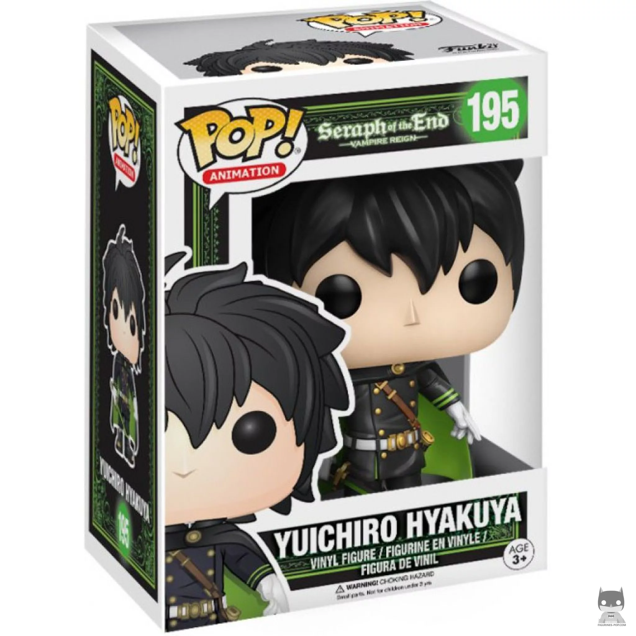 Figura Funko Pop! Yuichiro Hyakuya en su caja