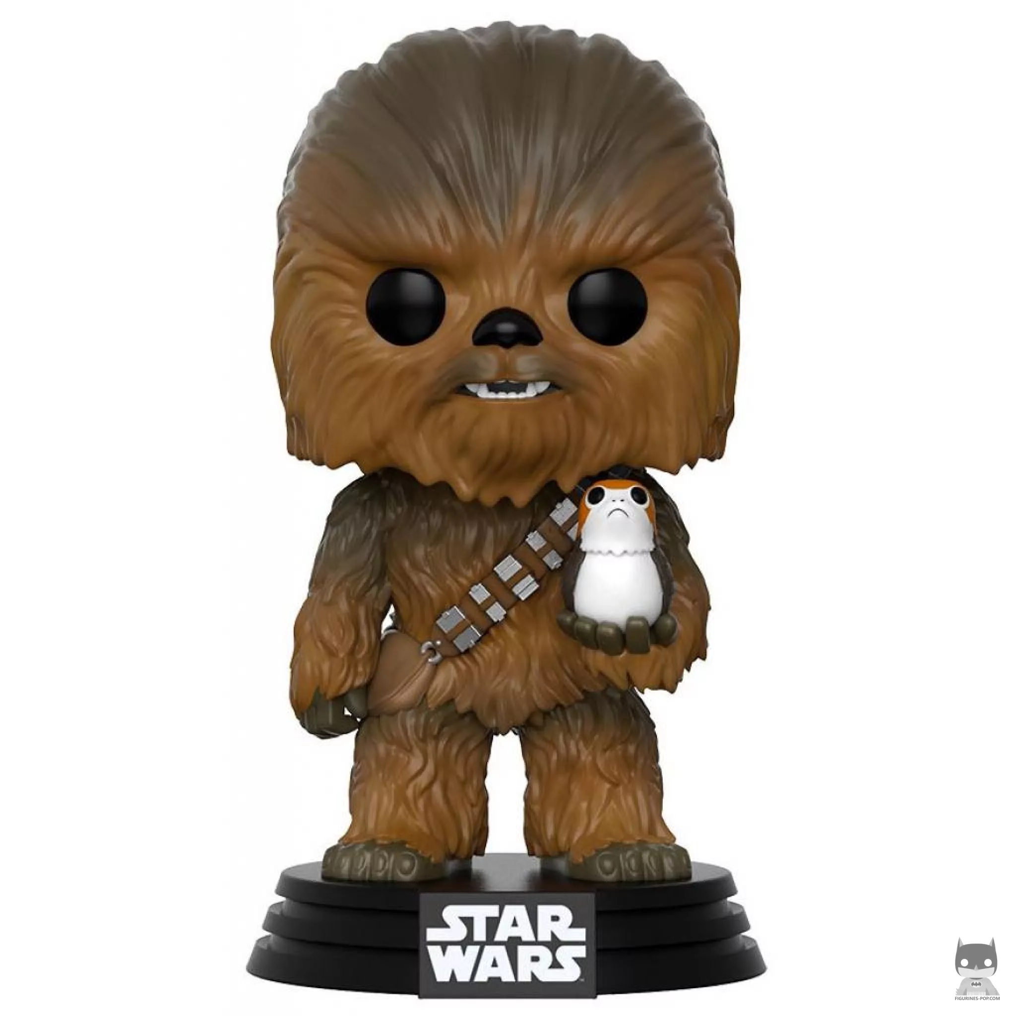 Figura Funko Pop! Chewbacca con porgs (Star Wars: Episodio VIII, Los últimos Jedi)