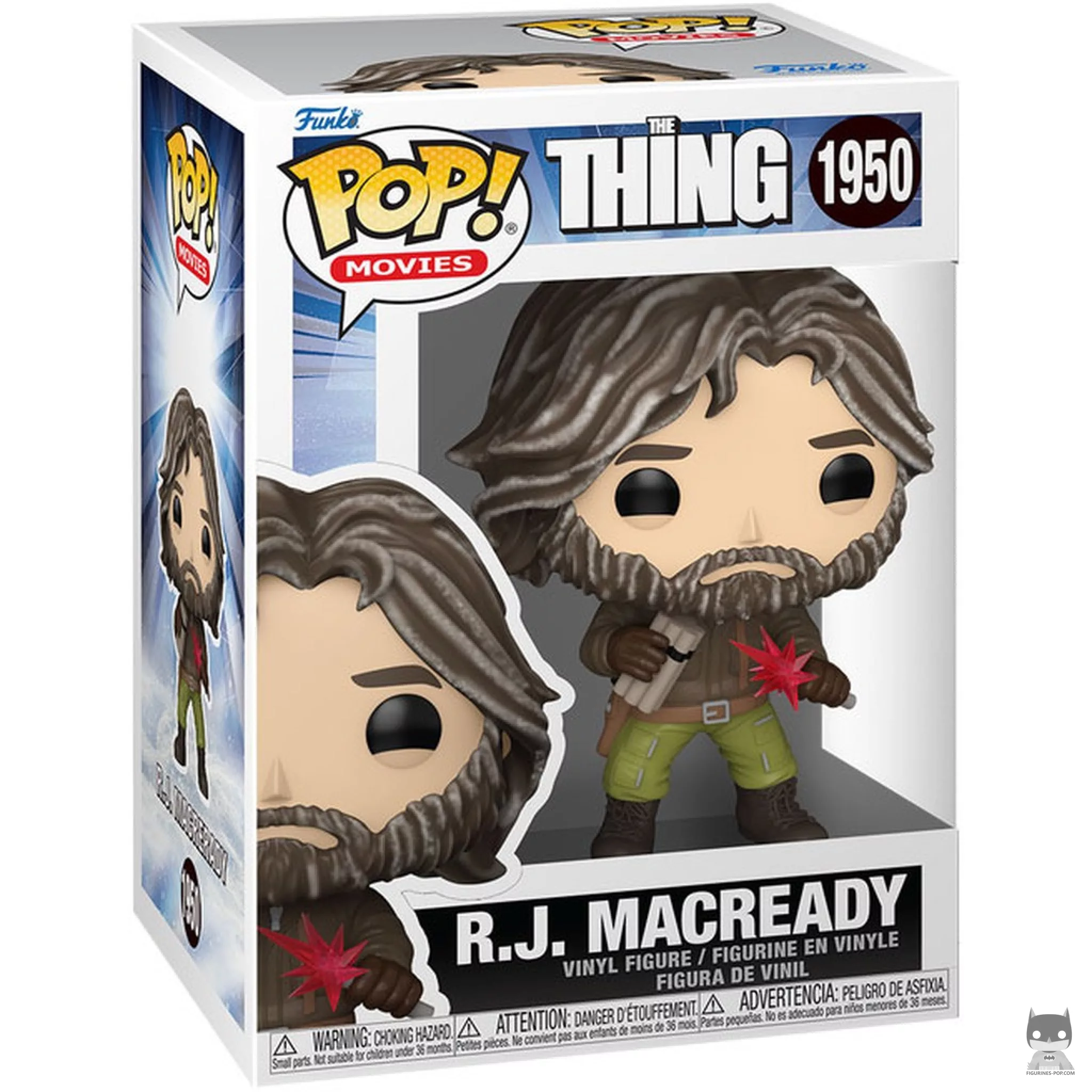 Figura Funko Pop! R.J. MacReady en su caja