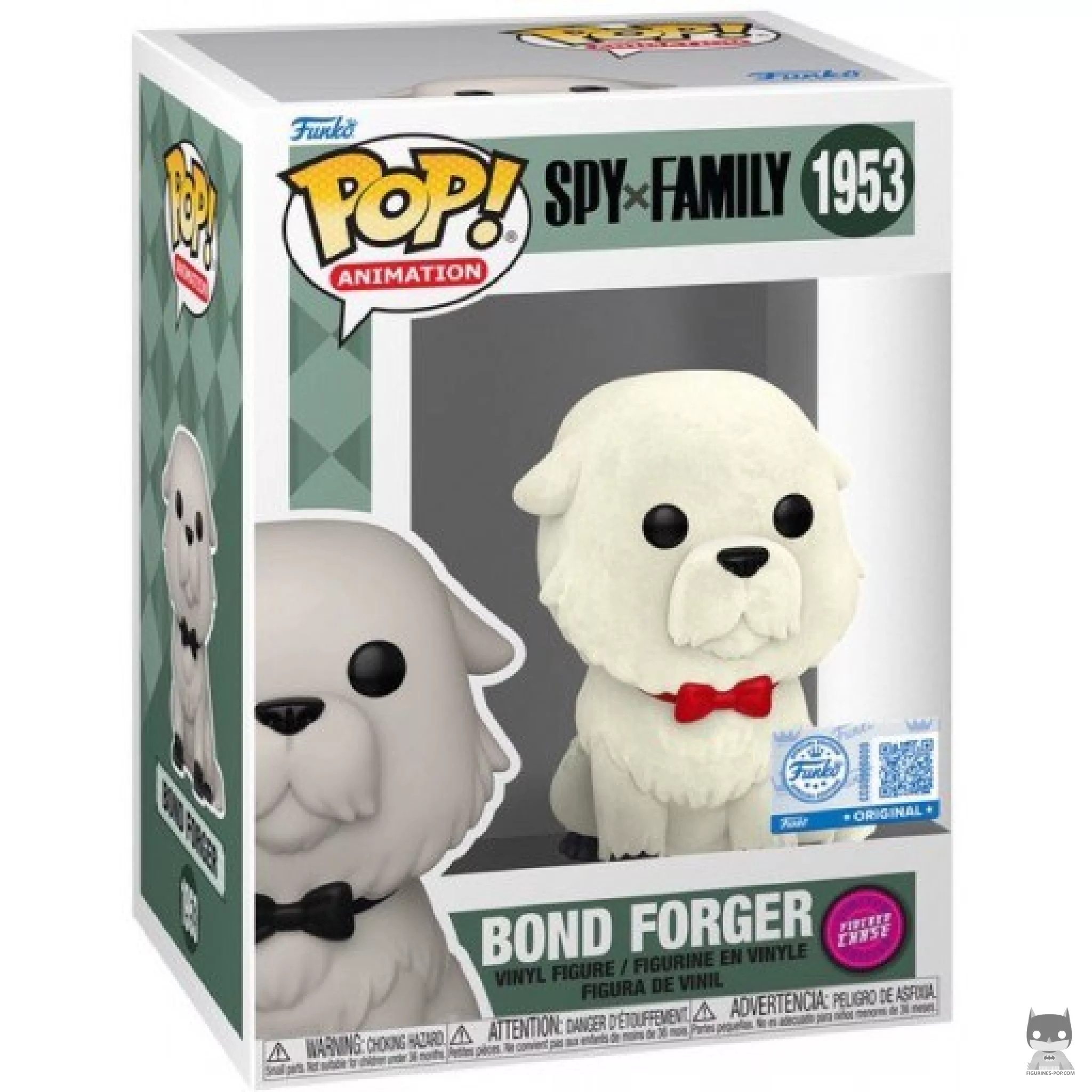 Figura Funko Pop! Bond Forger (Chase & Flocado) en su caja