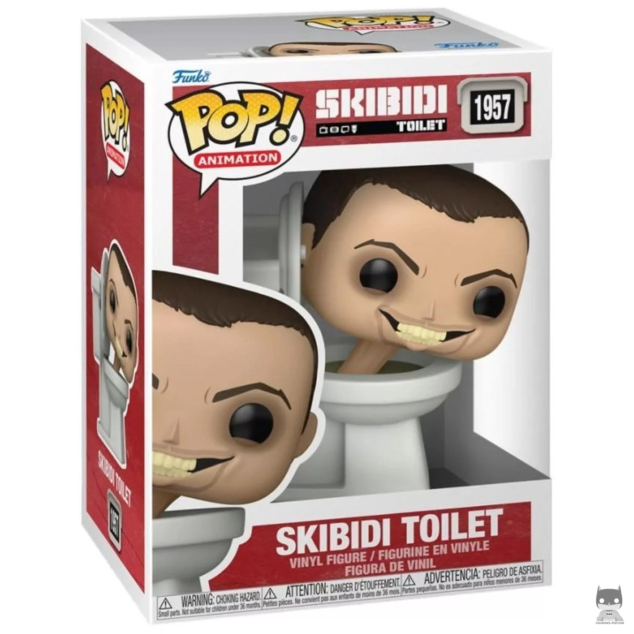 Figura Funko Pop! Skibidi Toilet en su caja