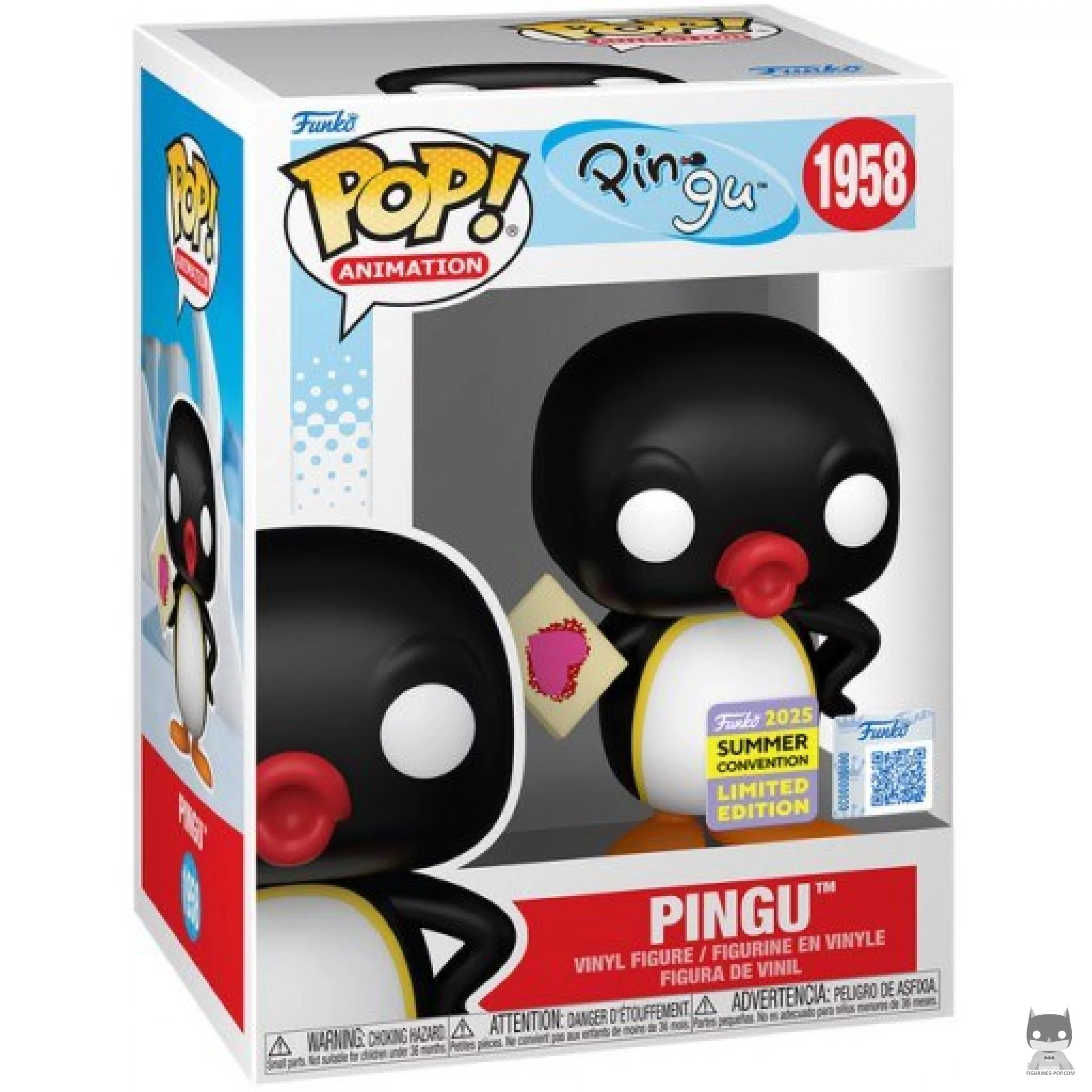 Figura Funko Pop! Pingu en su caja