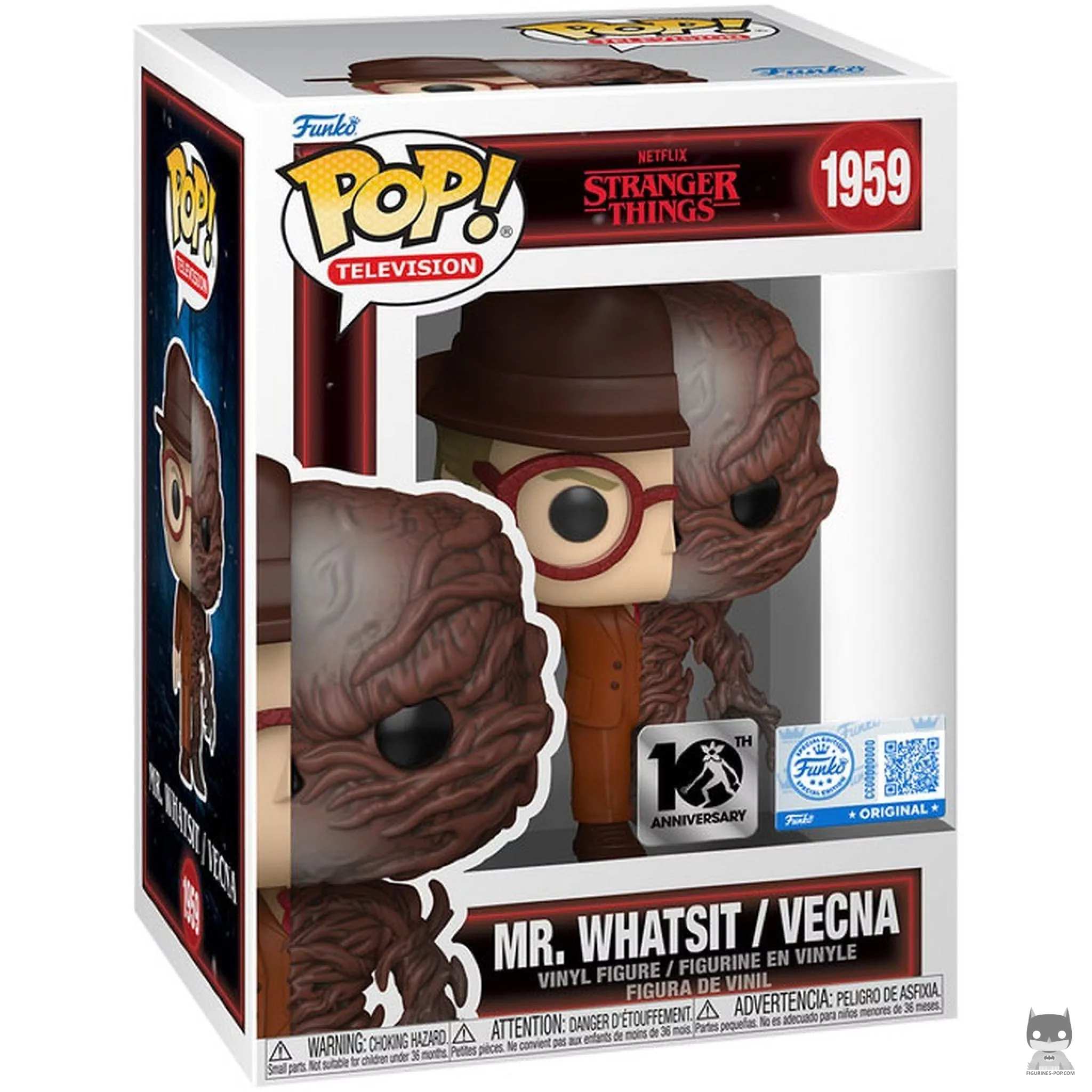 Figura Funko Pop! Mr. Whatsit / Vecna en su caja