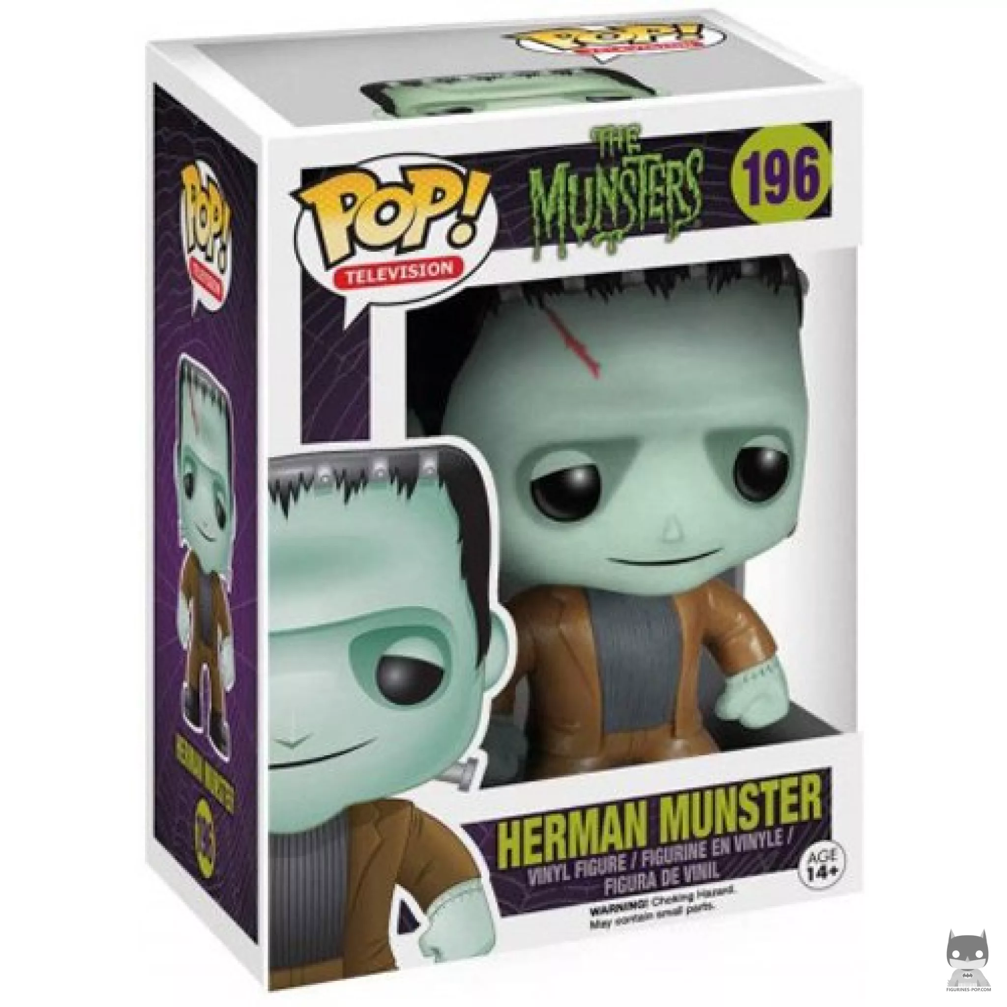 Figura Funko Pop! Herman Munster en su caja