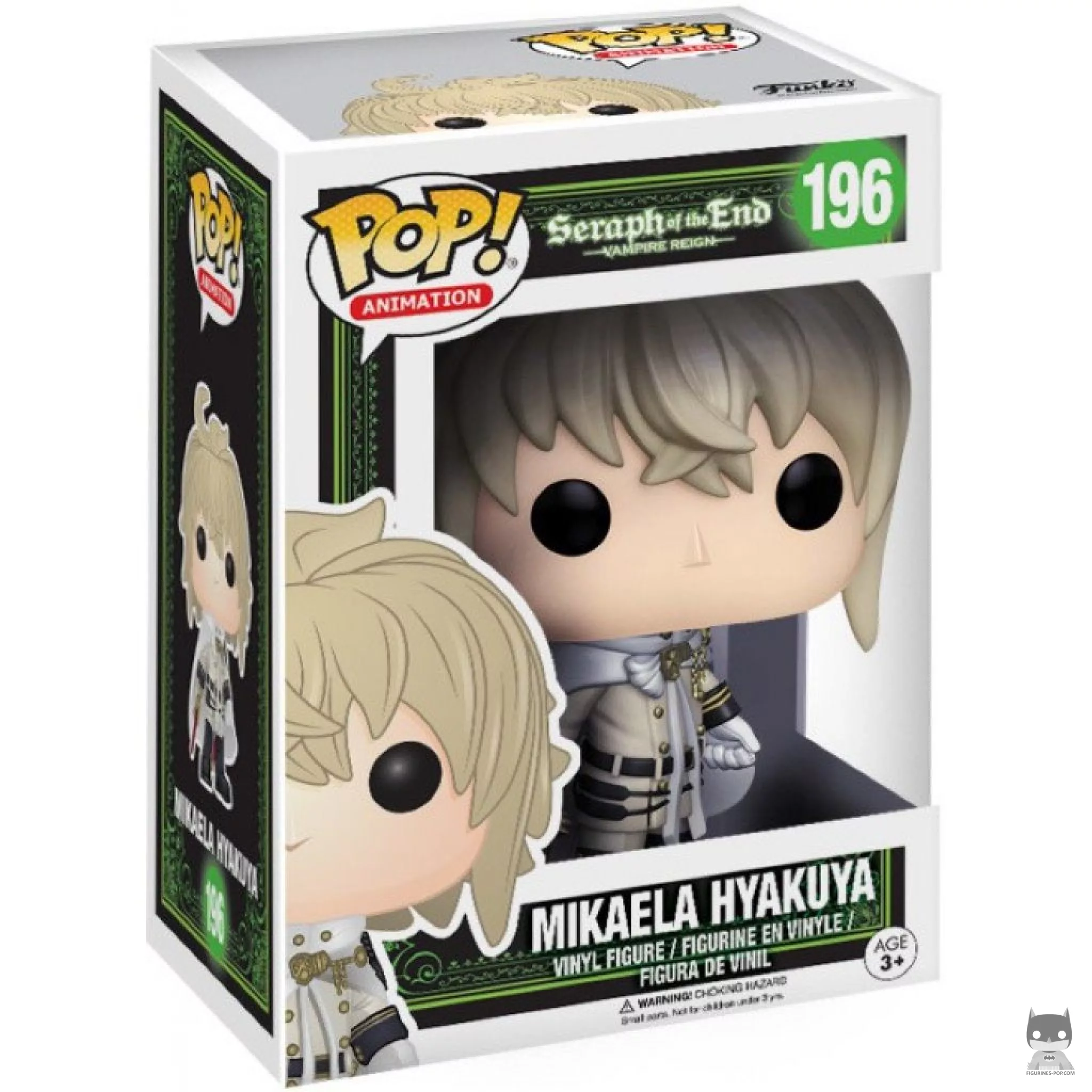 Figura Funko Pop! Mikaela Hyakuya en su caja
