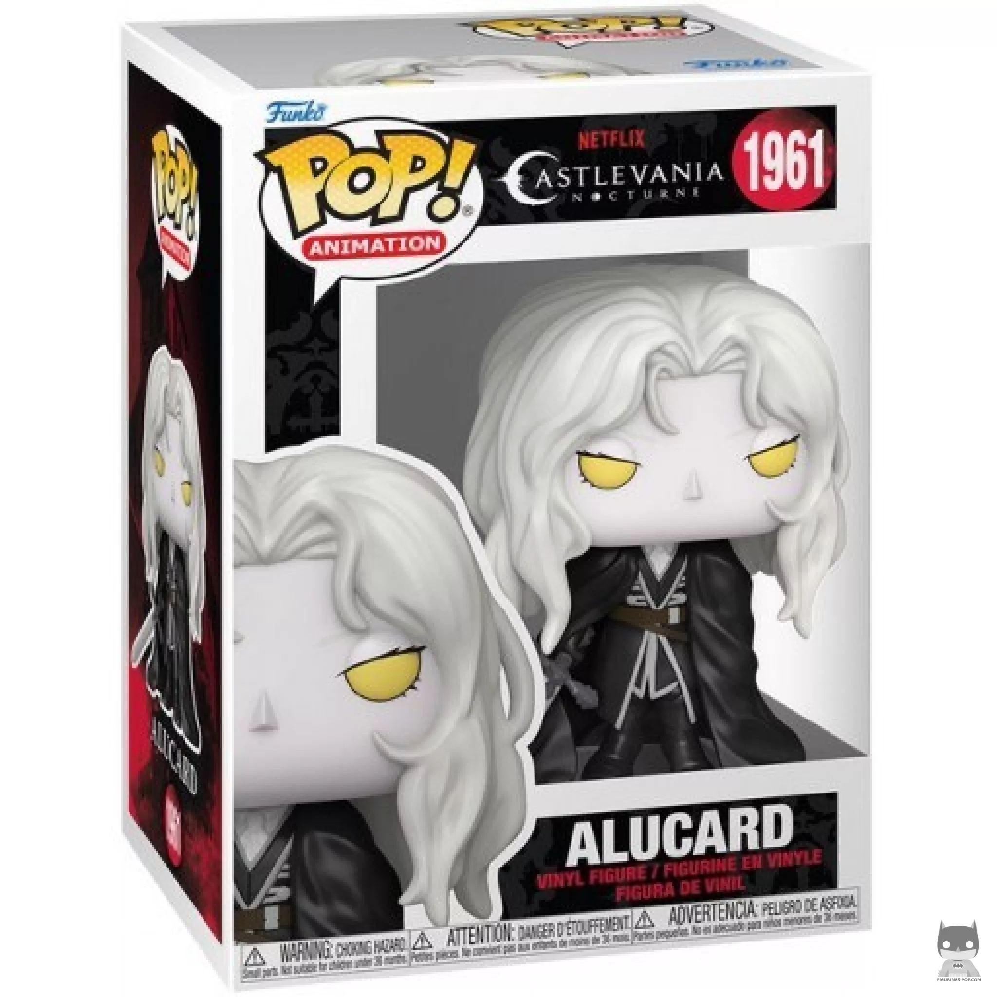 Figura Funko Pop! Alucard en su caja