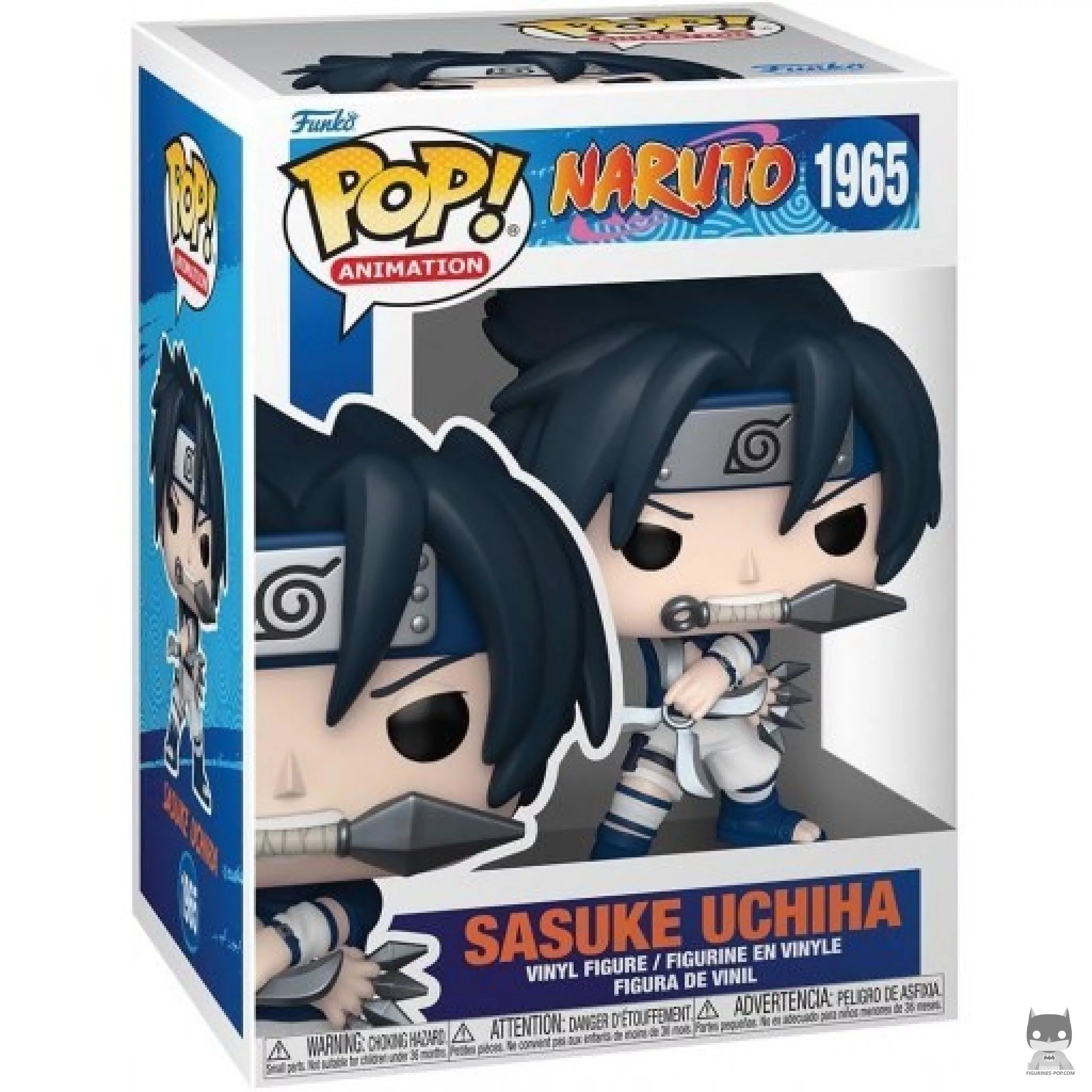 Figura Funko Pop! Sasuke Uchiha en su caja