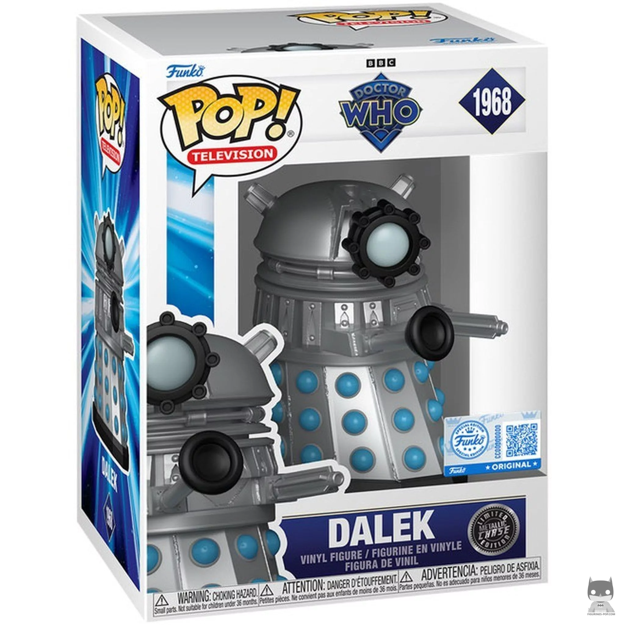 Figura Funko Pop! Dalek (Chase) en su caja