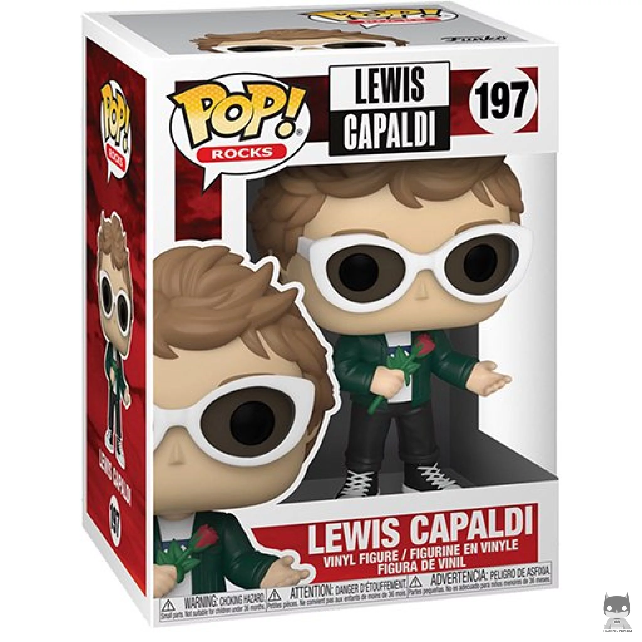 Figura Funko Pop! Lewis Capaldi en su caja
