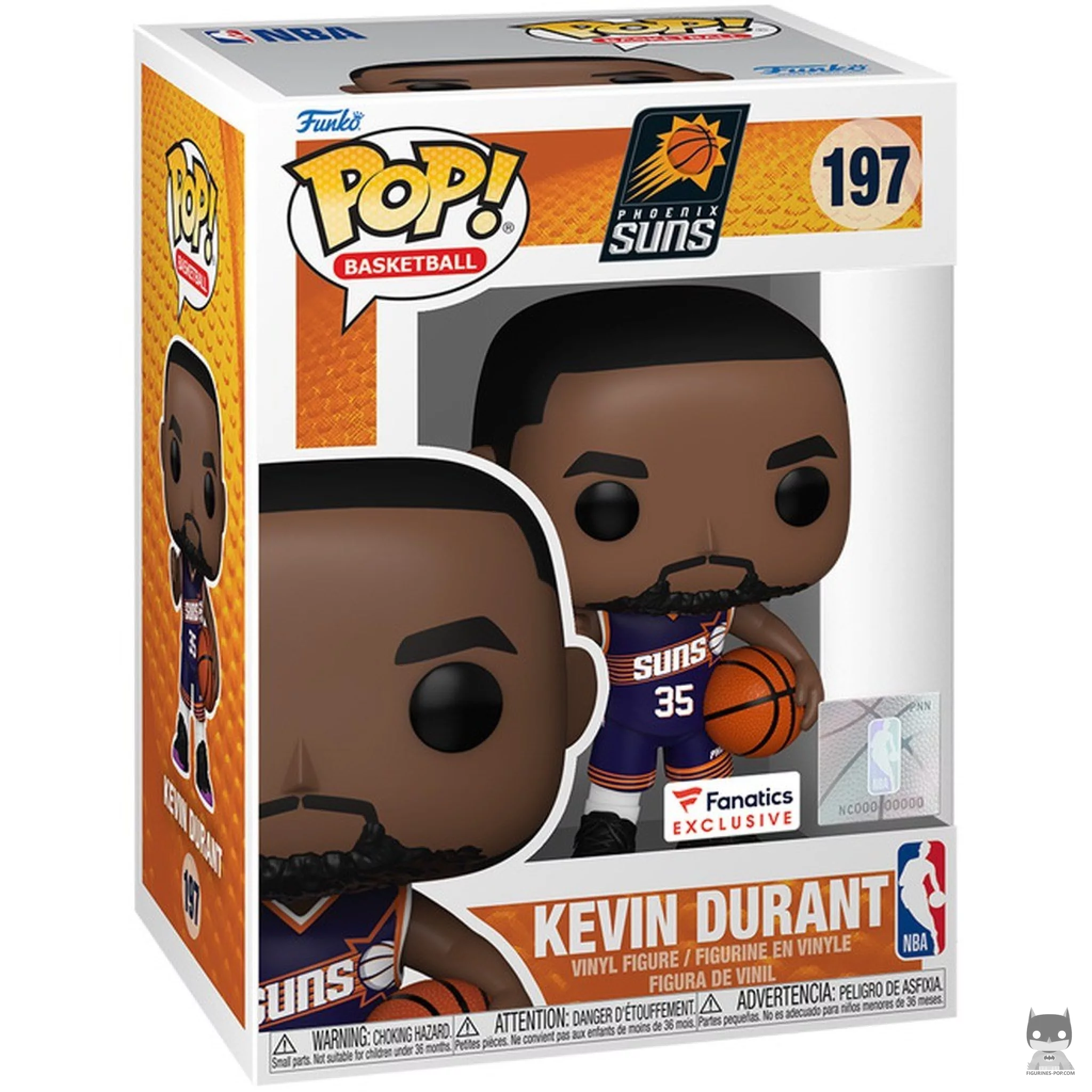 Figura Funko Pop! Kevin Durant (Icon Edition) en su caja