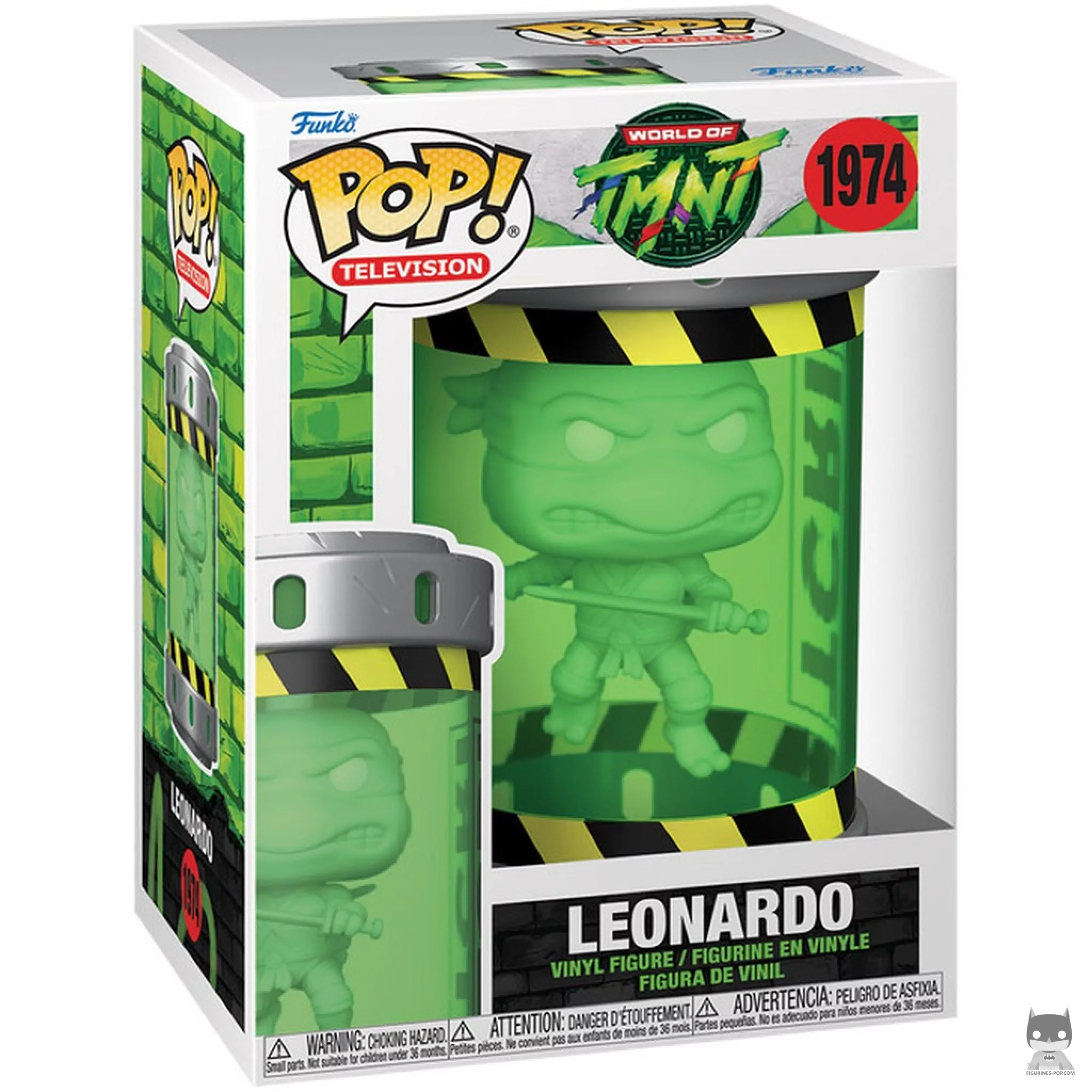 Figura Funko Pop! Leonardo (Ooze Canister) en su caja