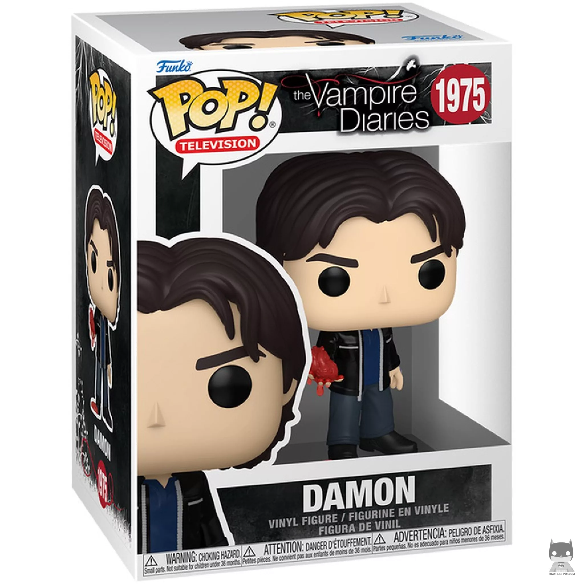 Figura Funko Pop! Damon Salvatore en su caja