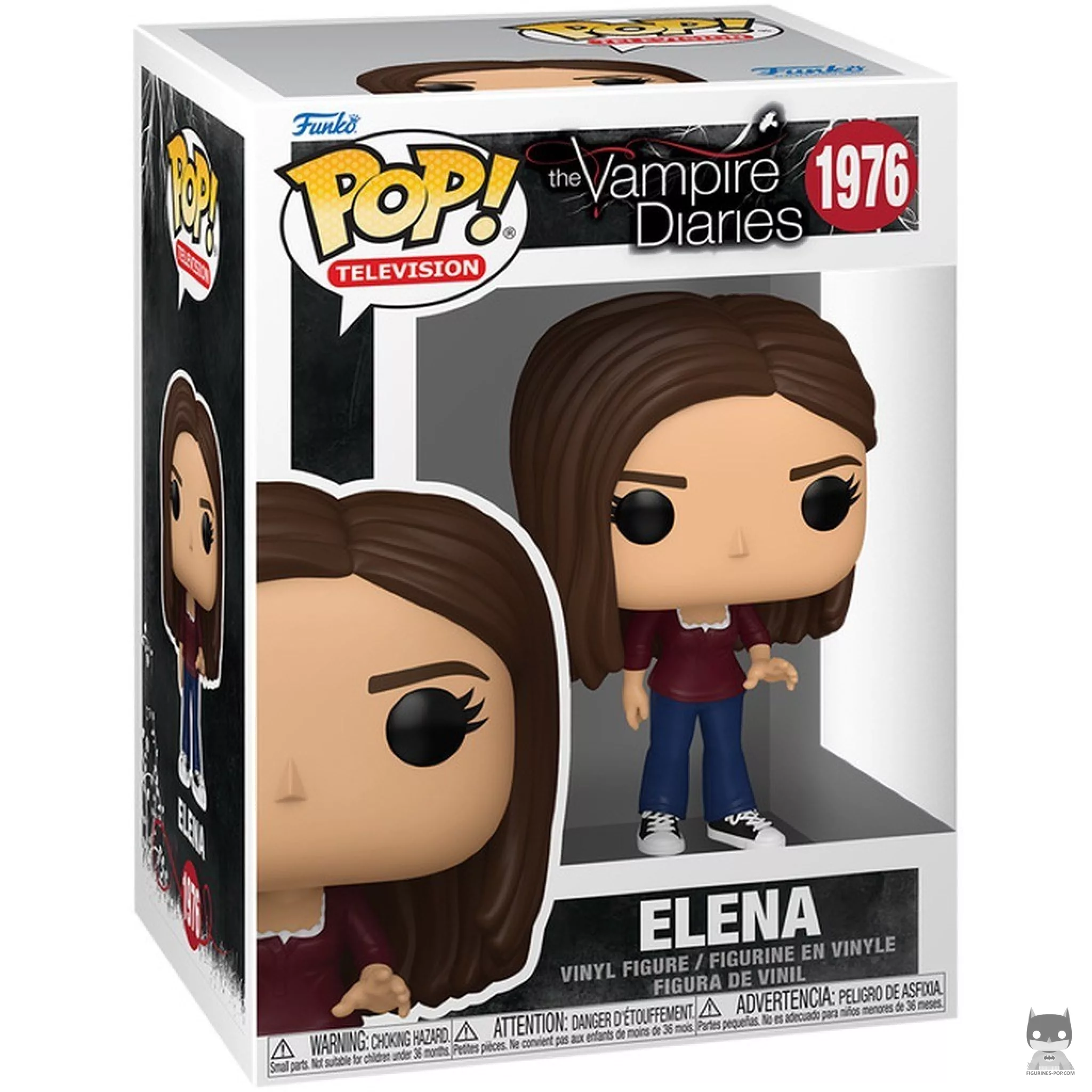 Figura Funko Pop! Elena Gilbert en su caja