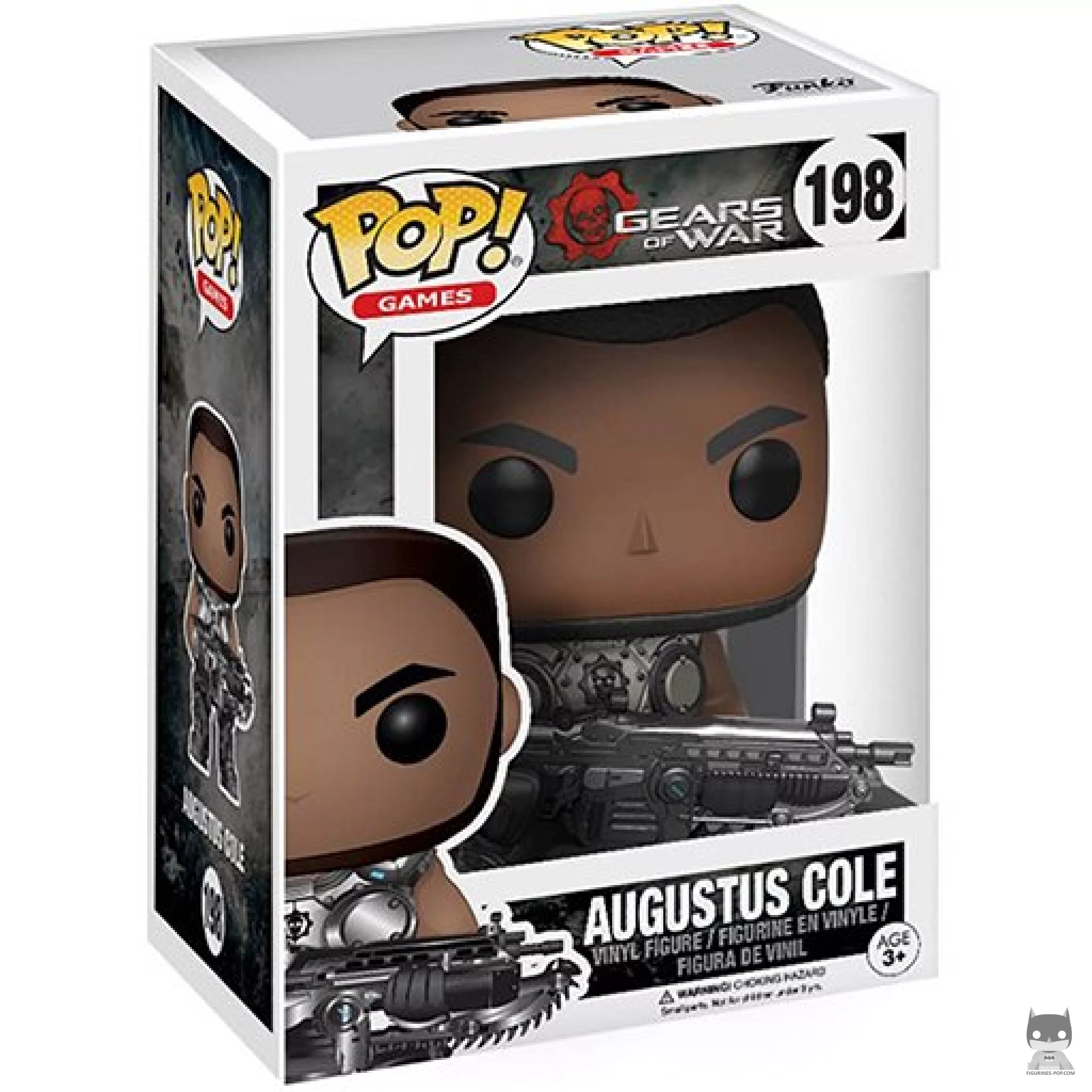 Figura Funko Pop! Augustus Cole en su caja