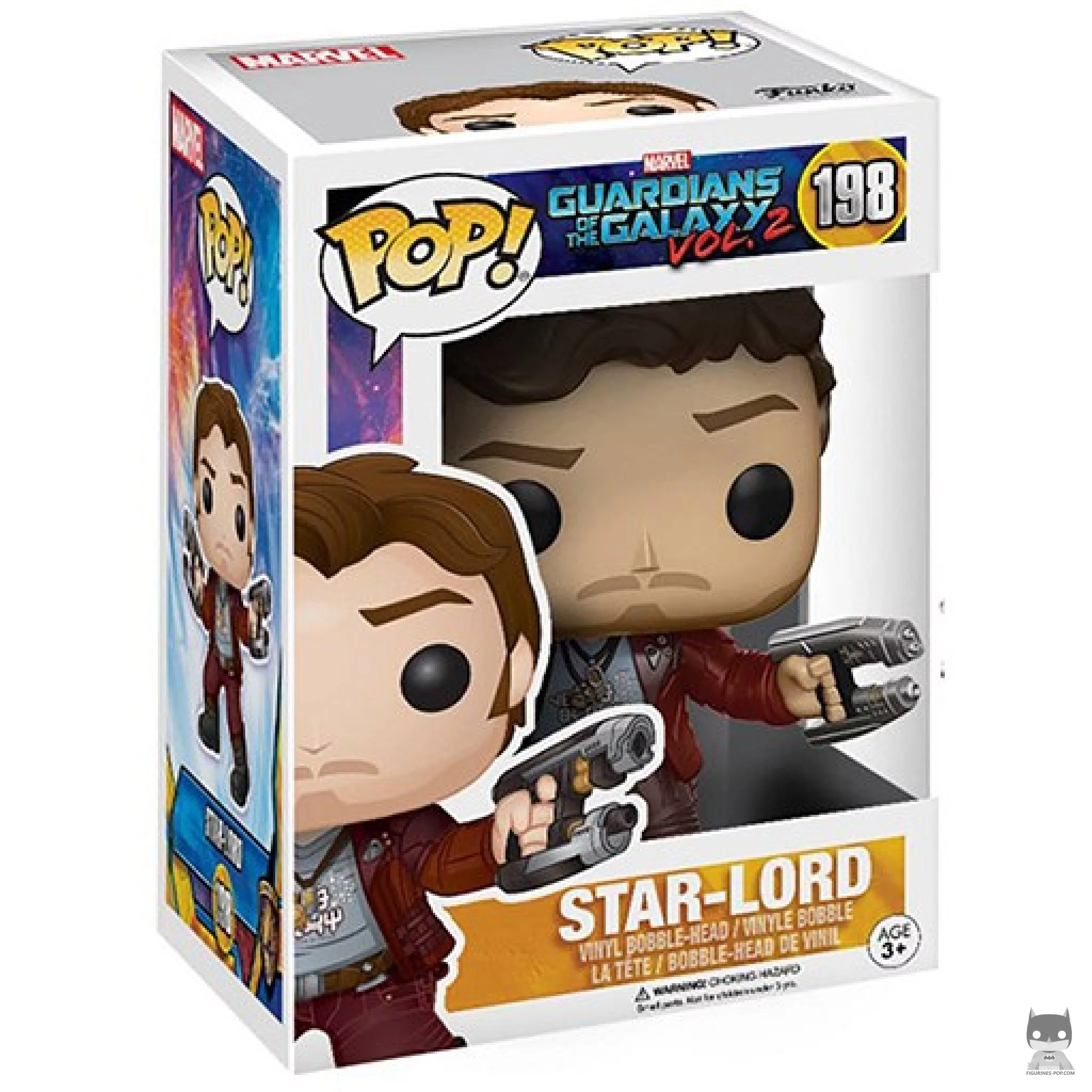 Figura Funko Pop! Star-Lord en su caja