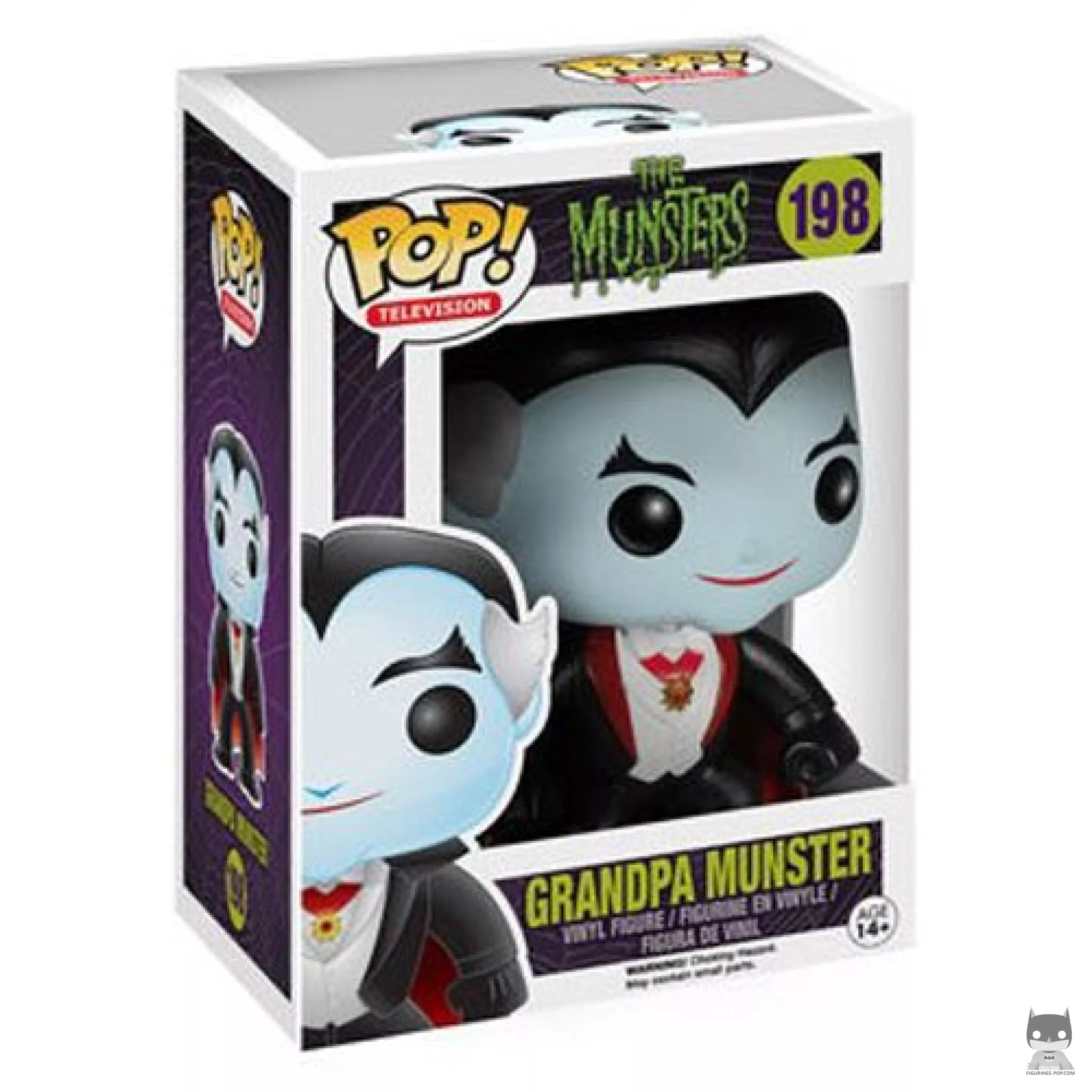 Figura Funko Pop! Abuelo Munster en su caja