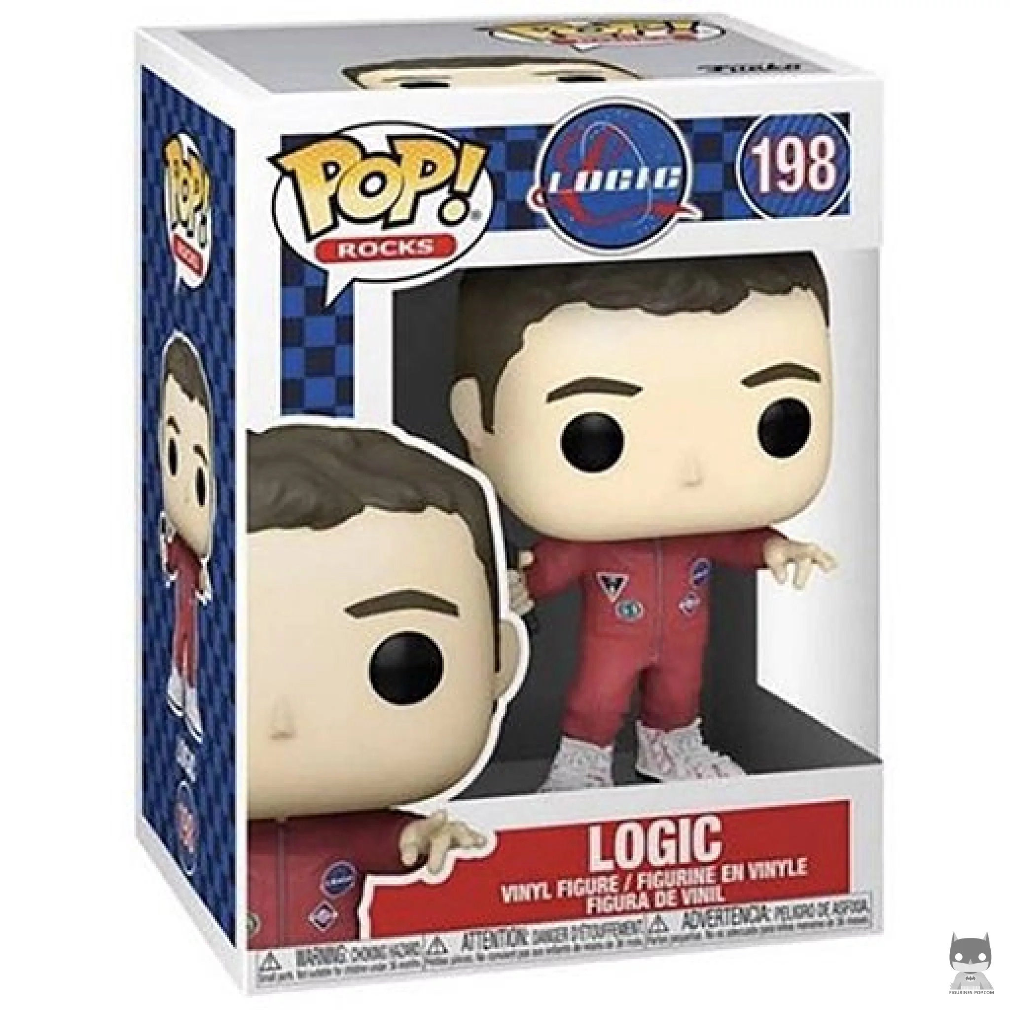 Figura Funko Pop! Logic en su caja