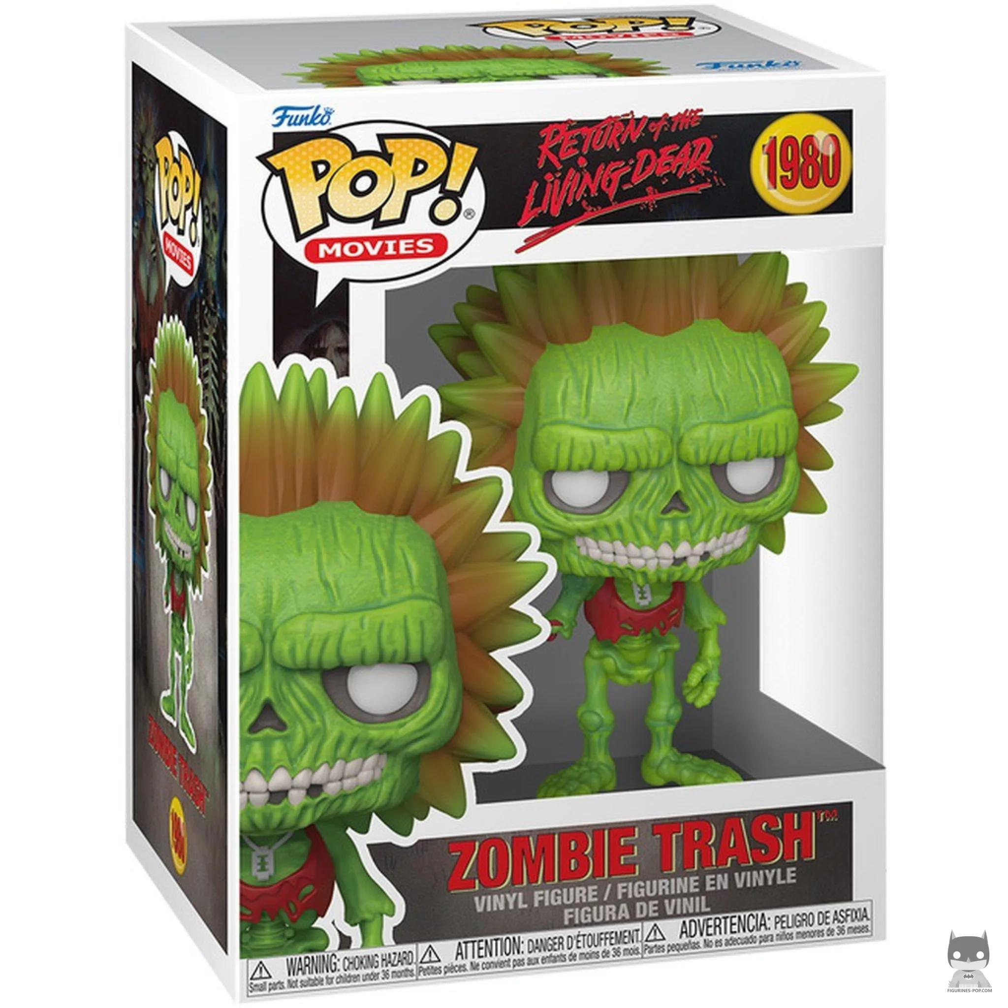 Figura Funko Pop! Trash zombi en su caja
