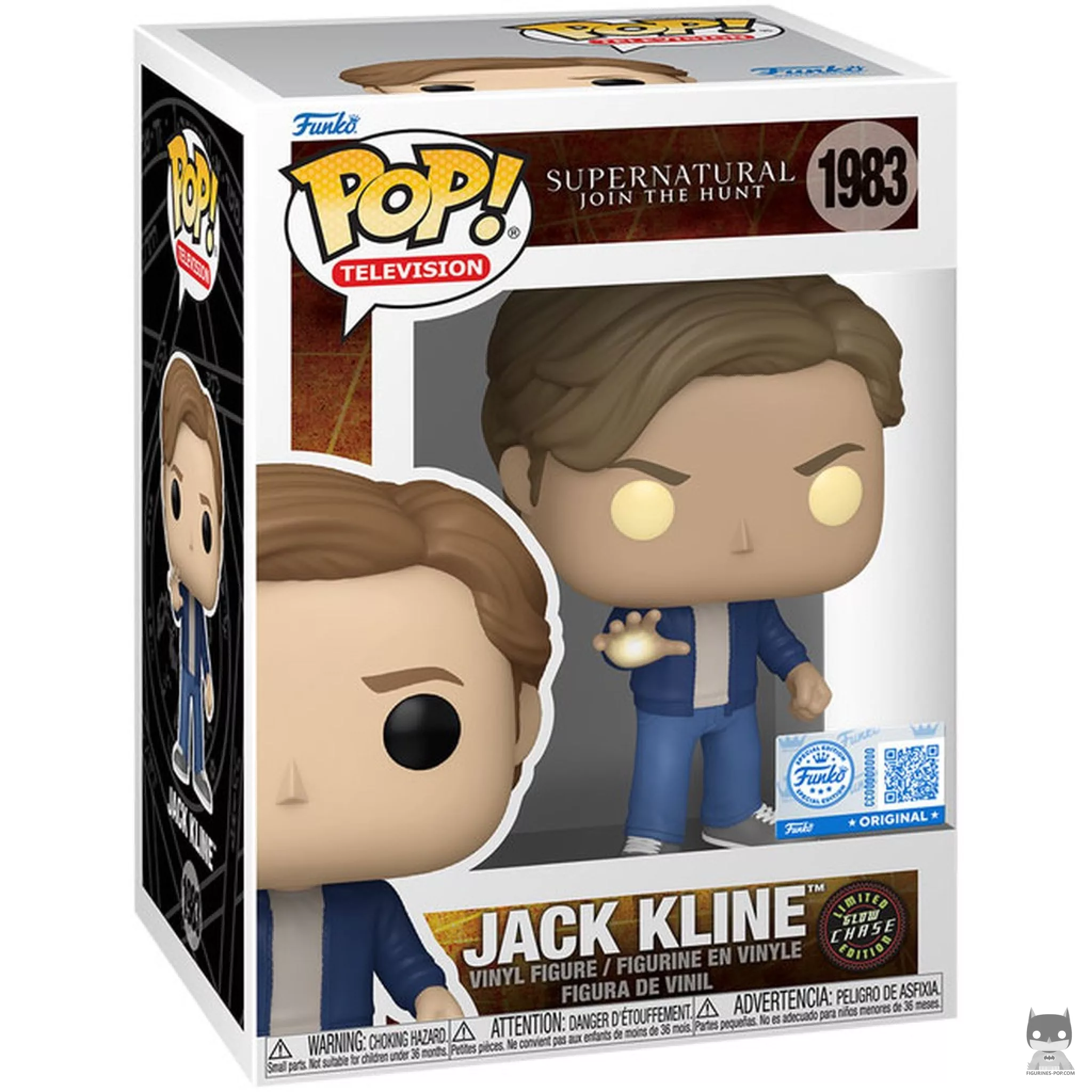 Figura Funko Pop! Jack Kline (Chase & Brilla en la oscuridad) en su caja