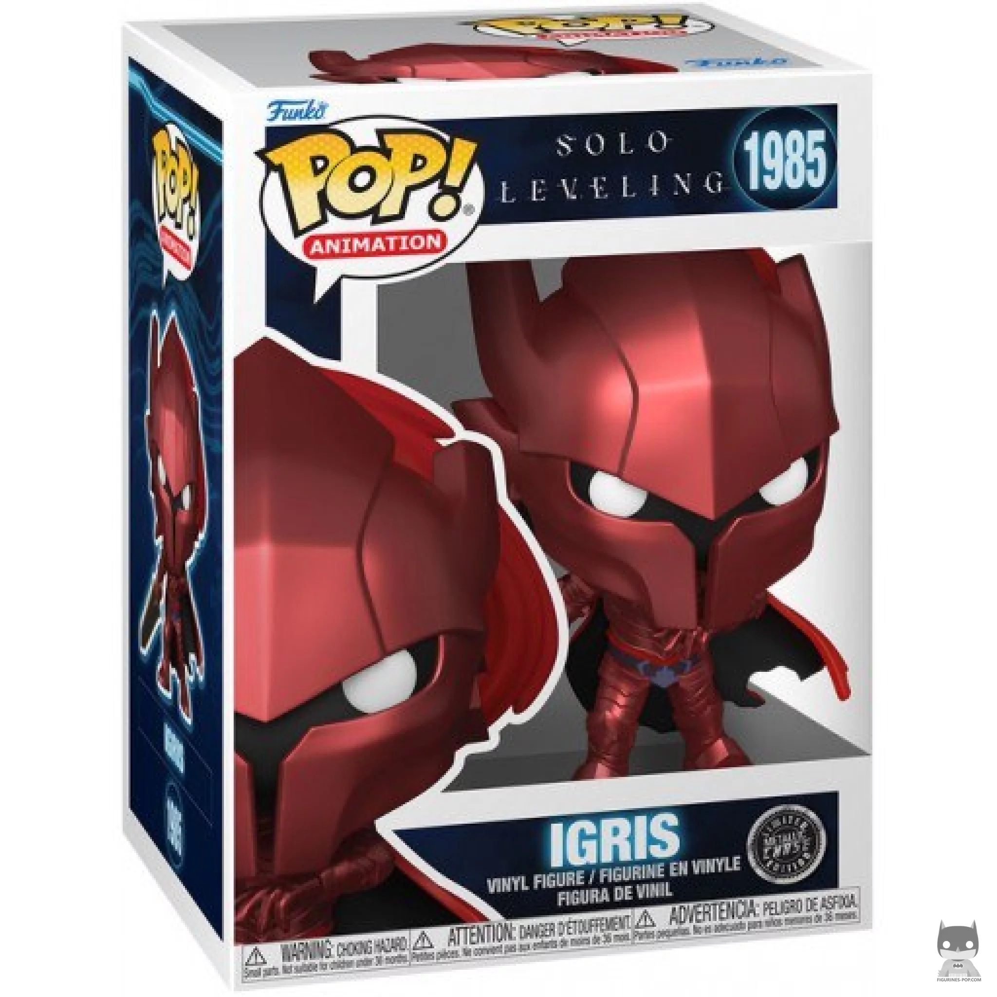 Figura Funko Pop! Igris (Chase & Metalizado) en su caja